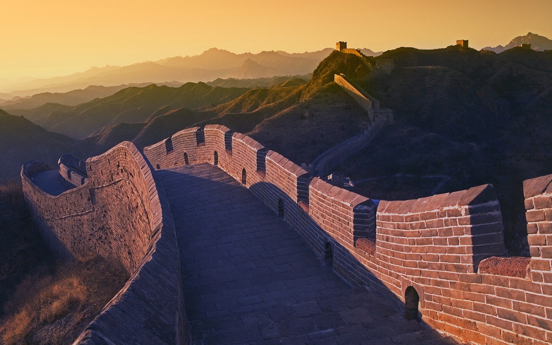 Скачать обои бесплатно Великая Китайская Стена, Сделано Человеком картинка на рабочий стол ПК