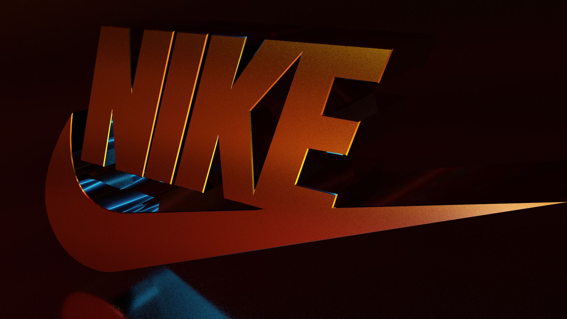Free download wallpaper Nike, 3D, Products, Cgi on your PC desktop