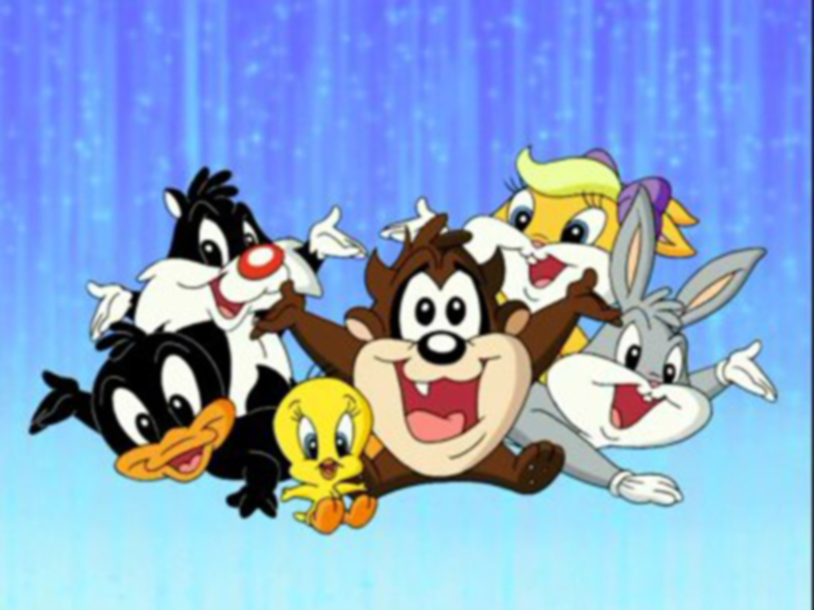 611290 Hintergrundbild herunterladen fernsehserien, baby looney tunes, bugs bunny, daffy duck, lola hase, looney tunes, sylvester (looney tunes), tasmanischer teufel (looney tunes), tweety - Bildschirmschoner und Bilder kostenlos