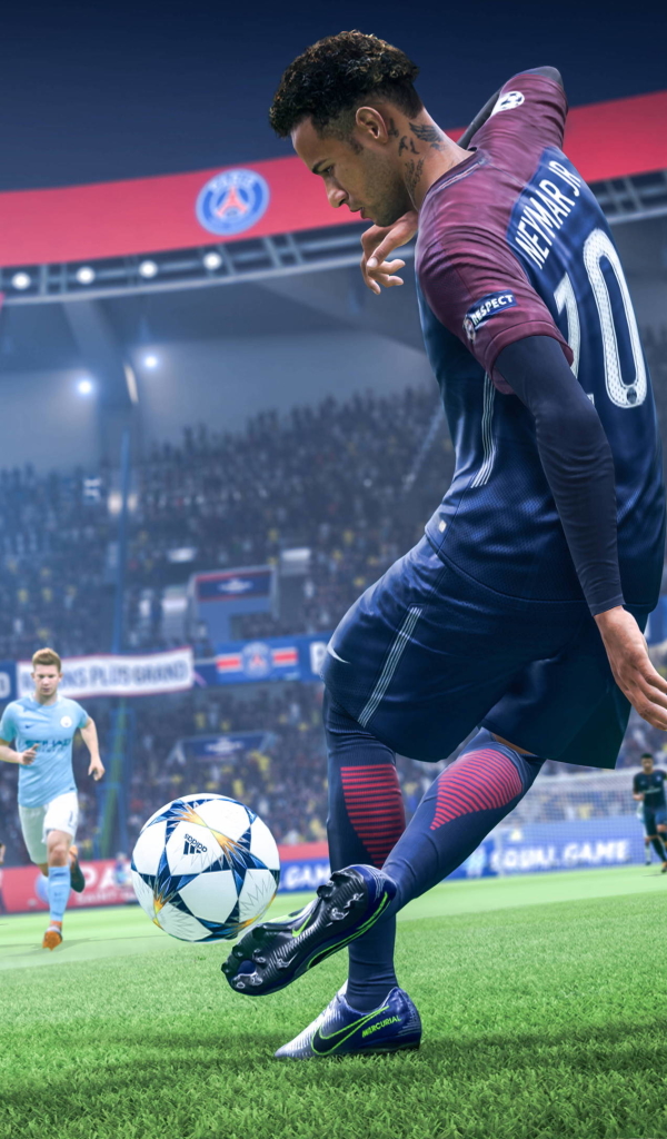 neymar, video game, fifa 19, soccer