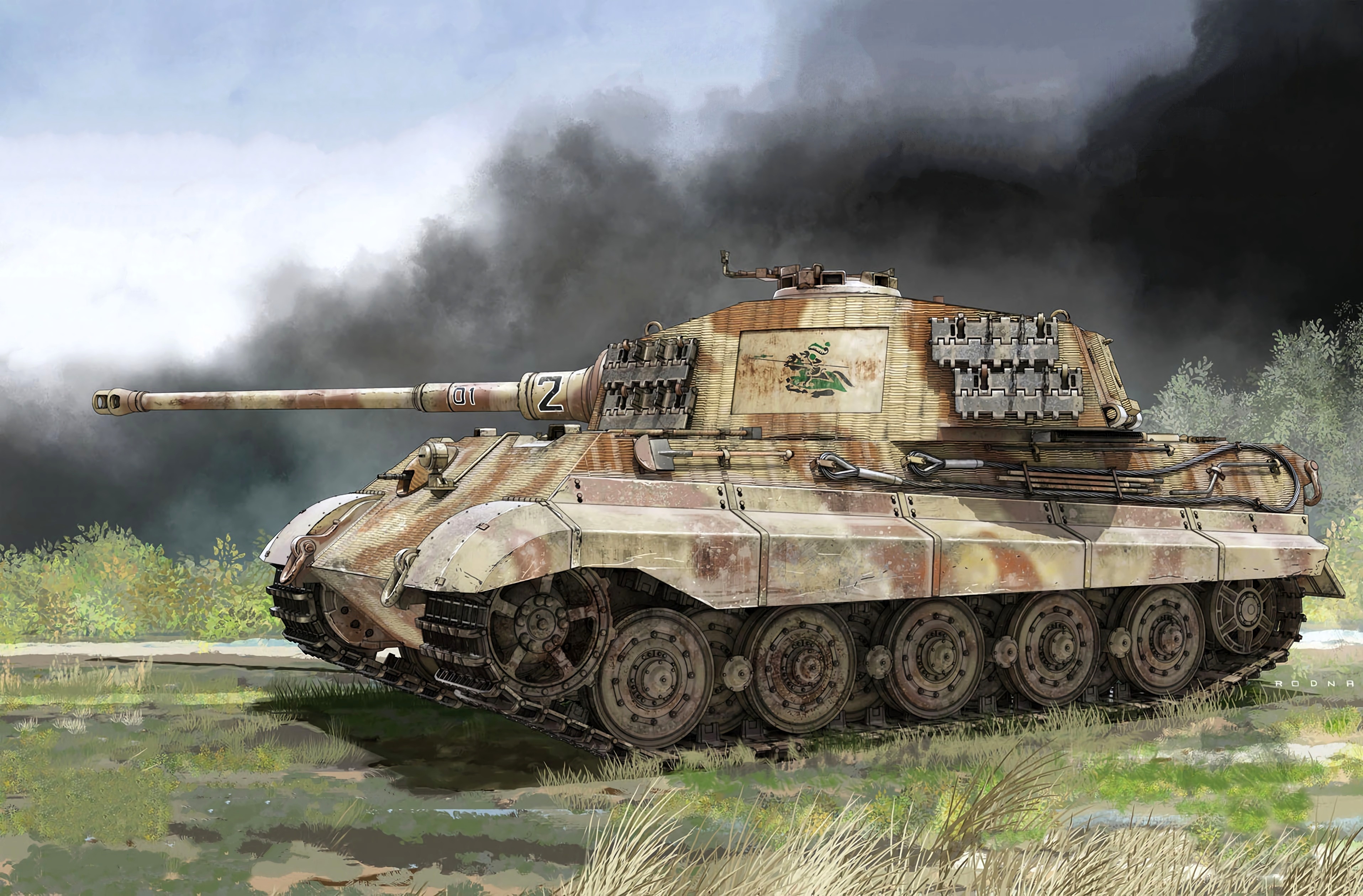 479296 скачать картинку тигр ii, военные, танк, танки - обои и заставки бесплатно