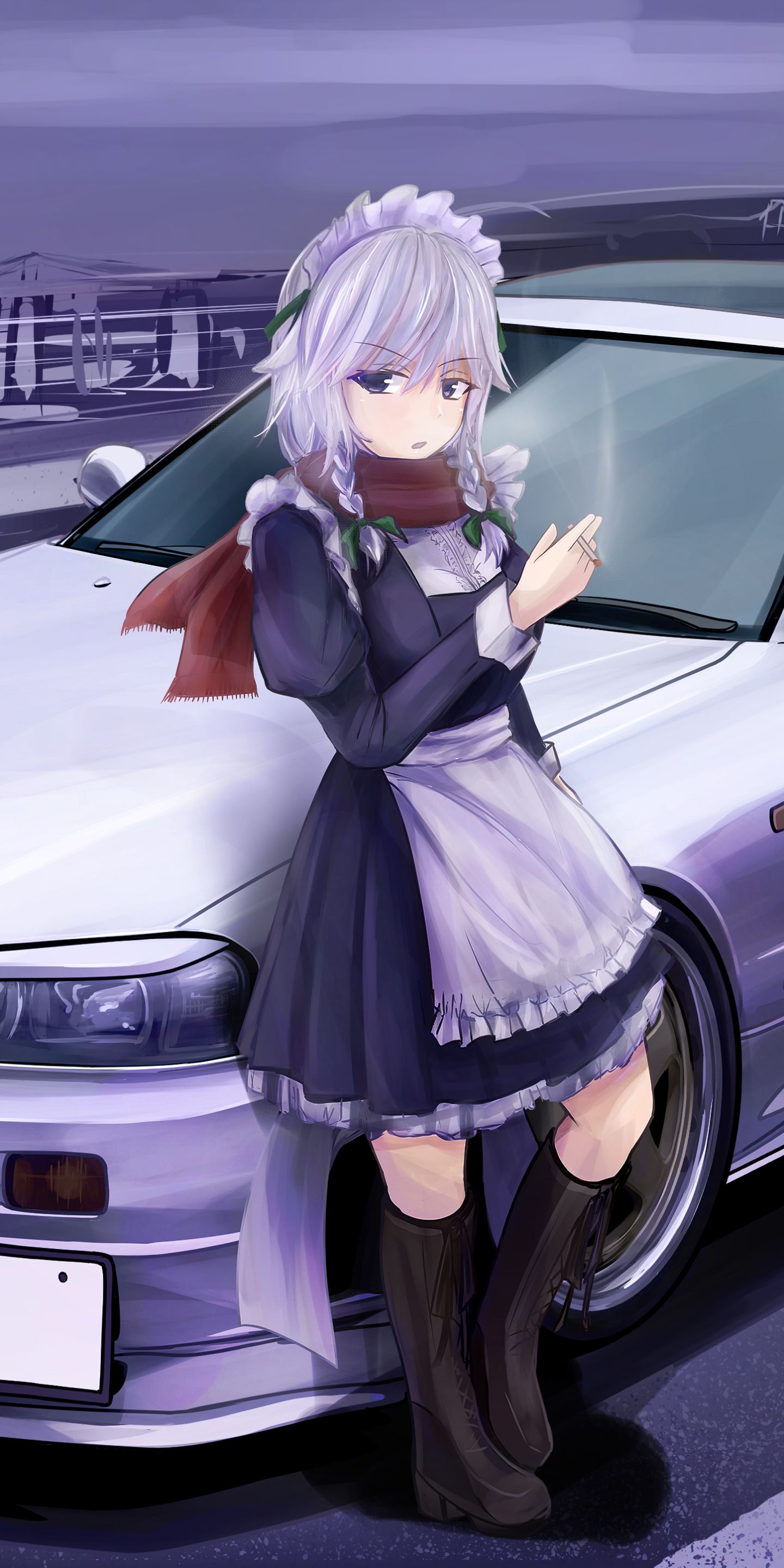 Descarga gratuita de fondo de pantalla para móvil de Animado, Touhou, Sakuya Izayoi.