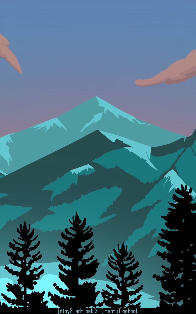 Download mobile wallpaper Mountain, Artistic for free.