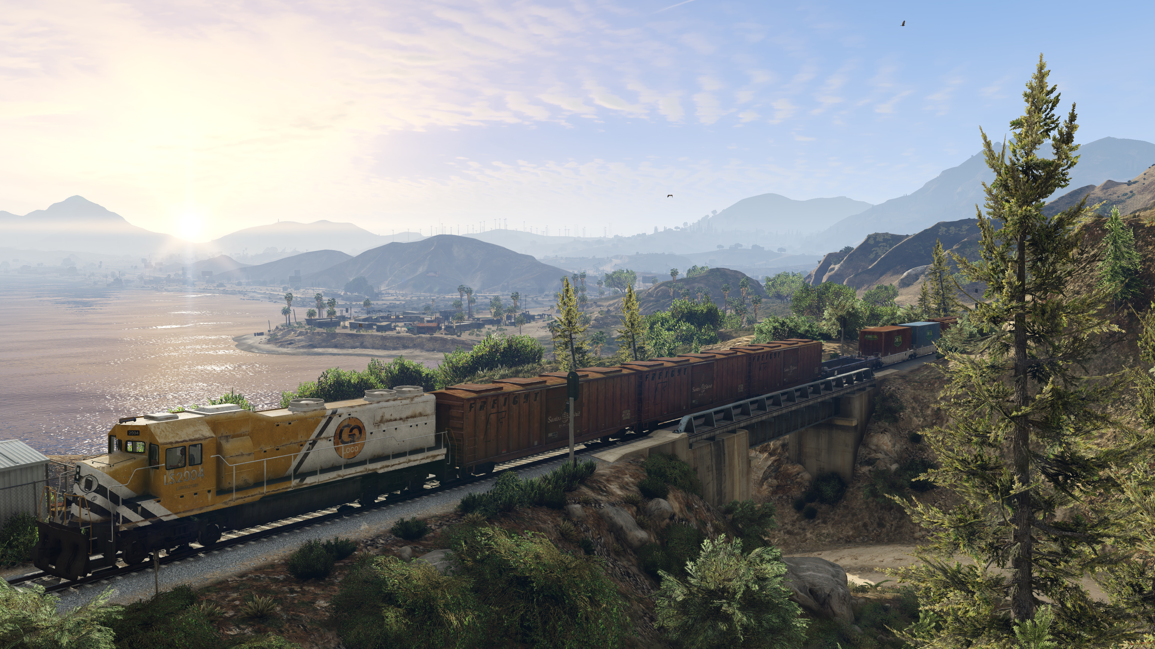 Download mobile wallpaper Train, Grand Theft Auto V, Grand Theft Auto, Video Game for free.