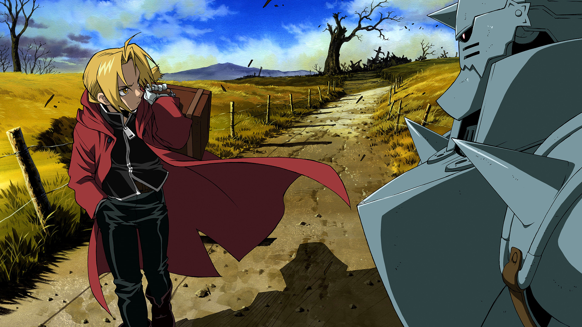 Download mobile wallpaper Edward Elric, Alphonse Elric, Fullmetal Alchemist, Anime for free.