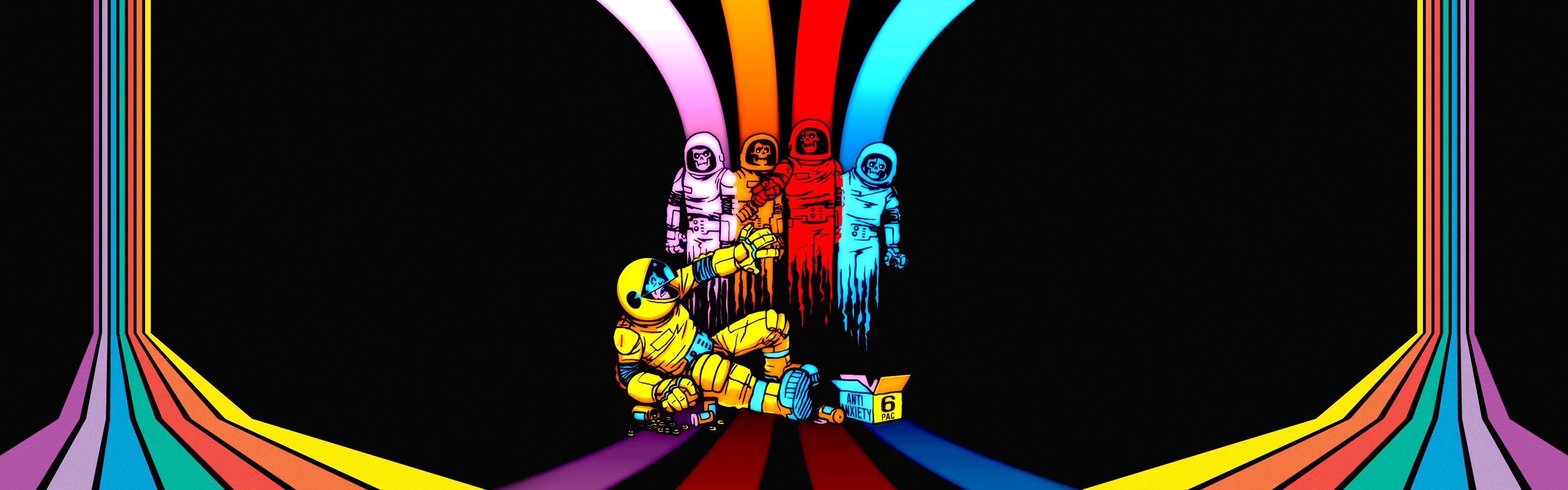 Download mobile wallpaper Astronaut, Psychedelic, Sci Fi for free.