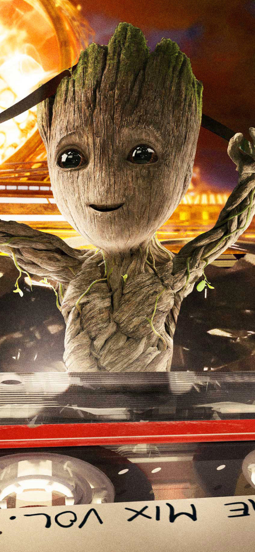 Handy-Wallpaper Filme, Groot, Guardians Of The Galaxy Vol 2 kostenlos herunterladen.