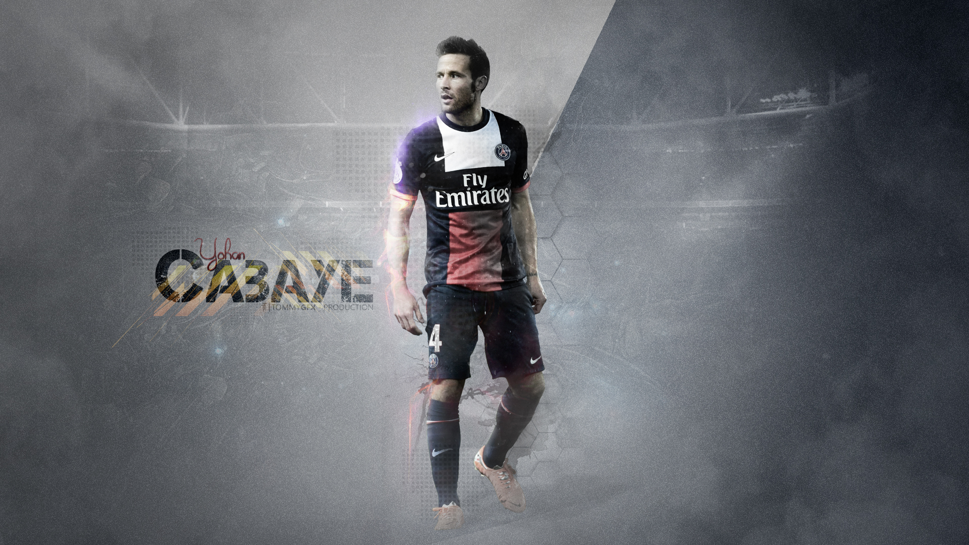 Laden Sie das Sport, Paris Saint Germain, Yohan Cabaye-Bild kostenlos auf Ihren PC-Desktop herunter