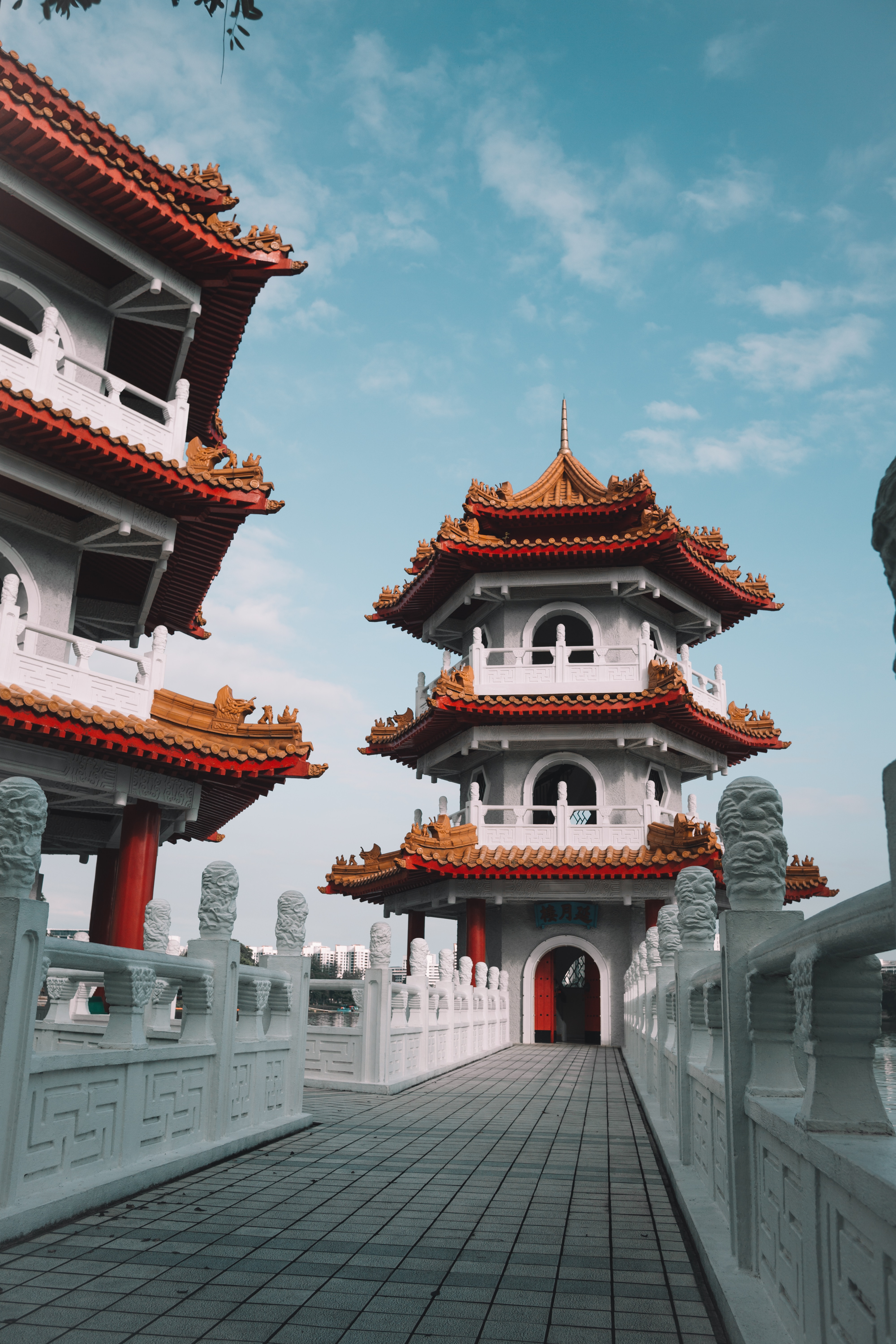 Free download wallpaper Building, Oriental, Pagoda, Cities, Temple, Architecture on your PC desktop