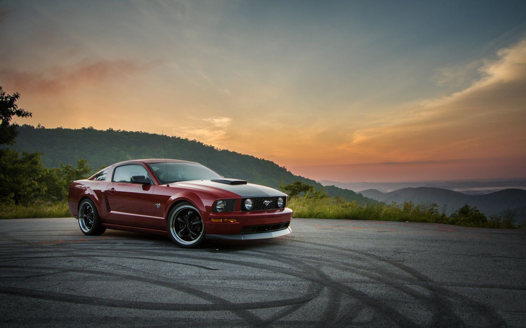 HD wallpaper ford mustang, cars, side view, gt