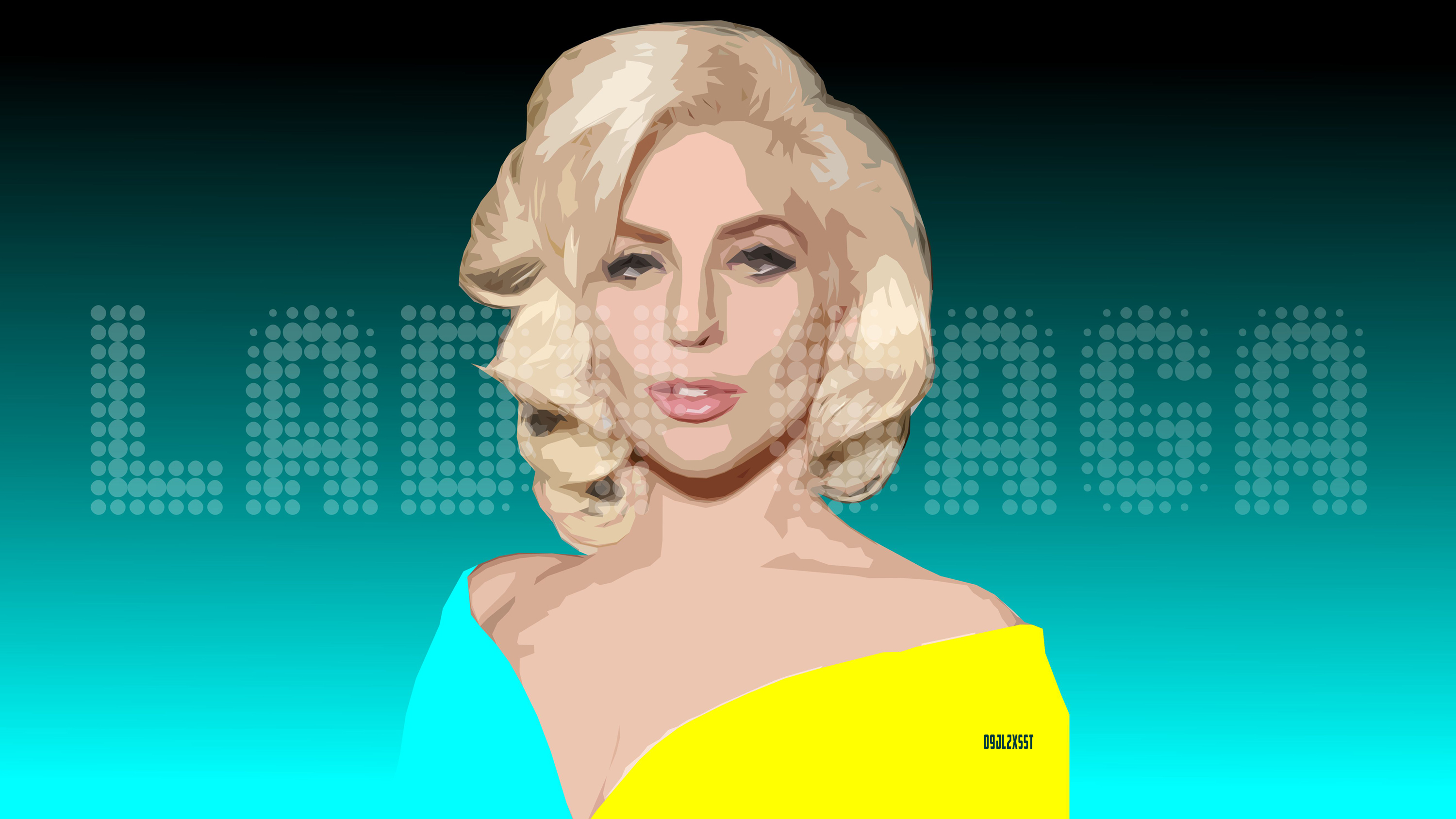Free download wallpaper Music, Portrait, Singer, Blonde, Face, American, Lady Gaga on your PC desktop