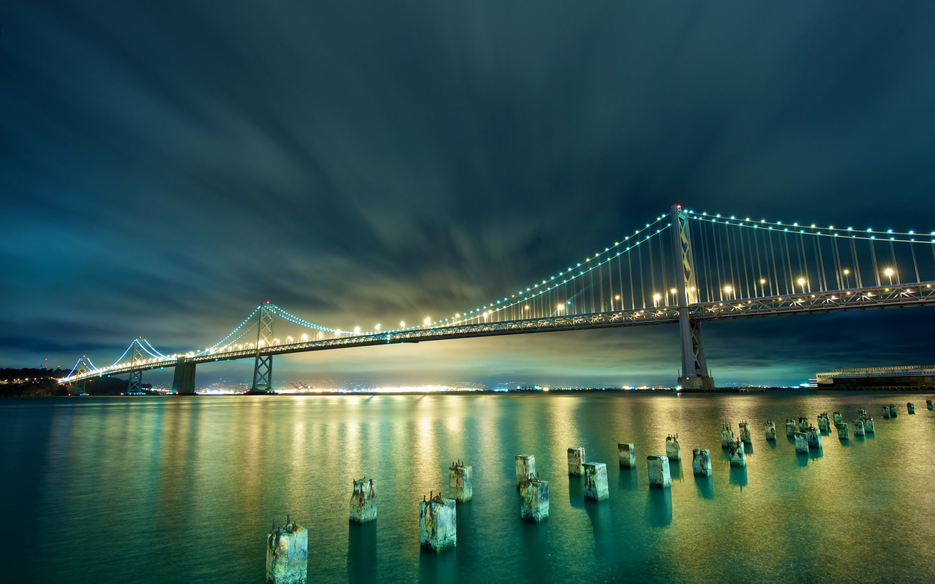 Handy-Wallpaper Bucht Brücke, San Francisco, Brücken, Menschengemacht kostenlos herunterladen.