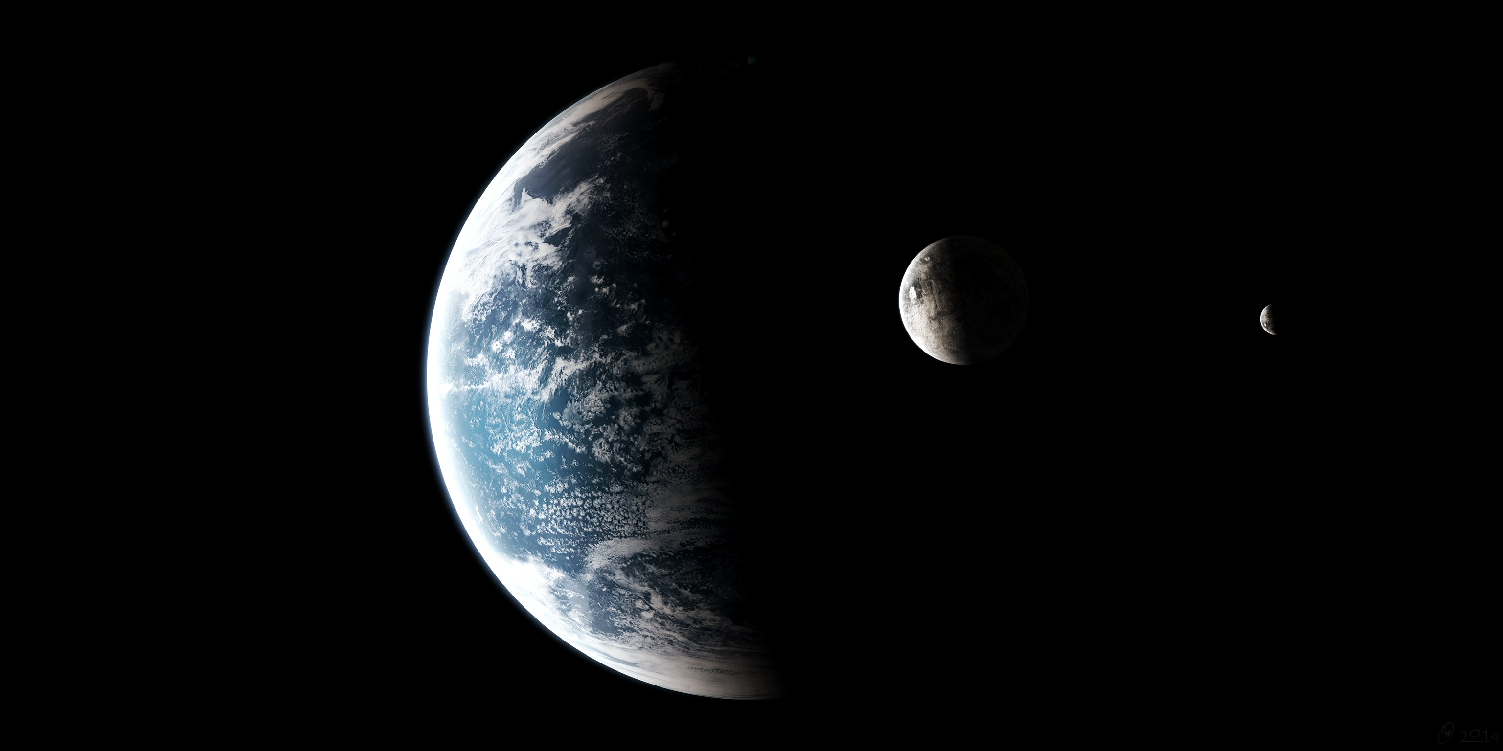 Free download wallpaper Moon, Space, Planet, Sci Fi on your PC desktop