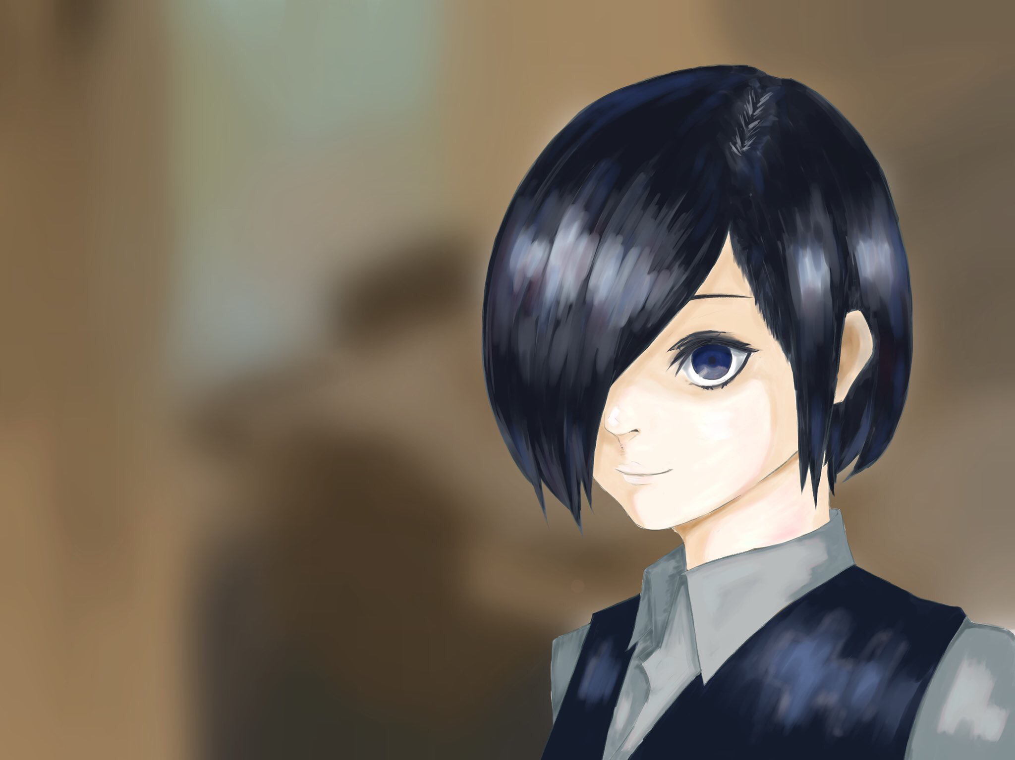 Handy-Wallpaper Animes, Tokyo Ghoul, Touka Kirishima kostenlos herunterladen.