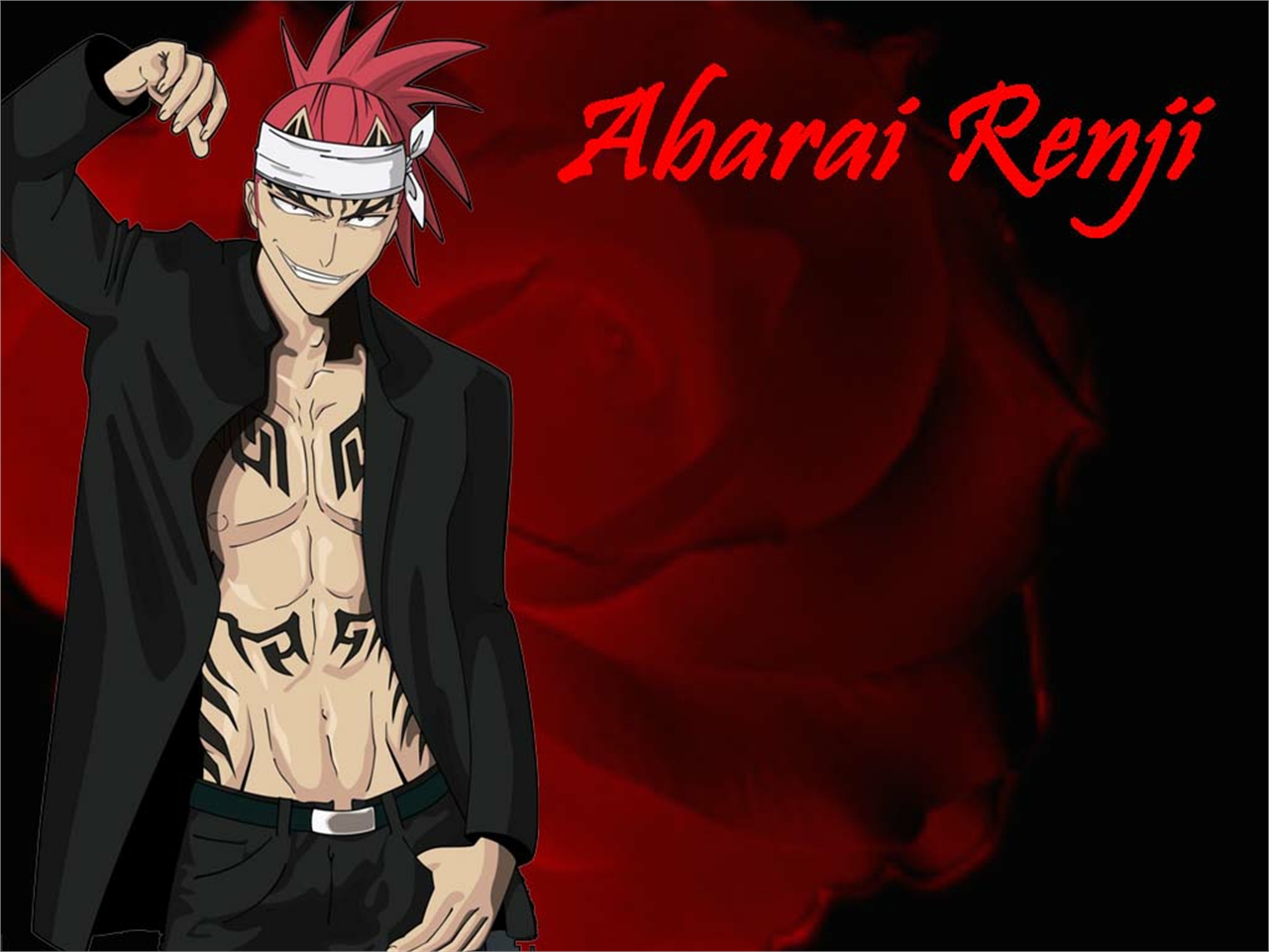 Handy-Wallpaper Bleach, Animes, Renji Abarai kostenlos herunterladen.