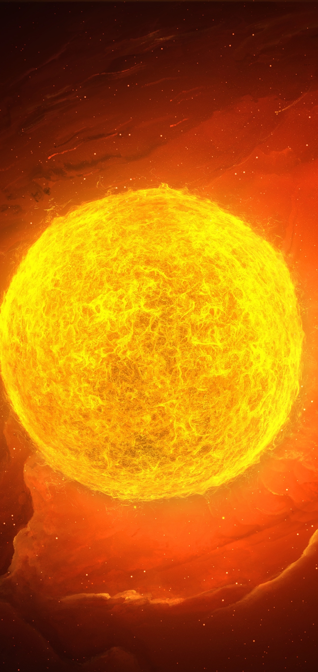 Download mobile wallpaper Sun, Space, Sci Fi for free.