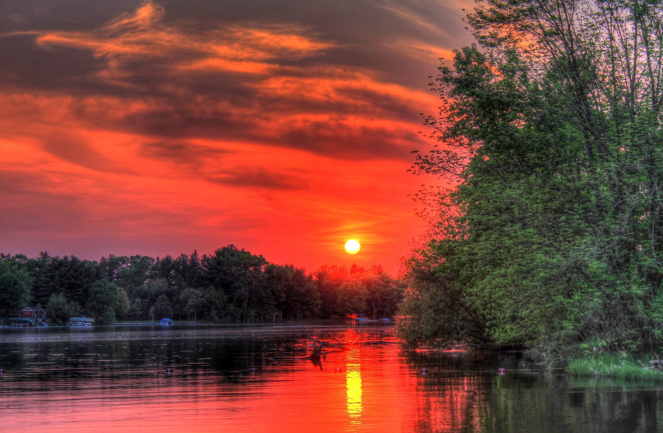 Laden Sie das Natur, See, Dämmerung, Abend, Fotografie, Himmel, Sonnenuntergang, Orange Farbe)-Bild kostenlos auf Ihren PC-Desktop herunter
