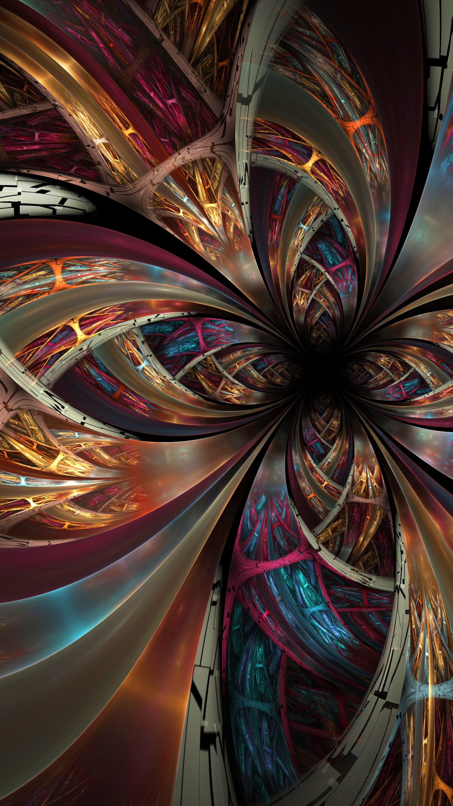 Download mobile wallpaper Abstract, Fractal, Swirl for free.