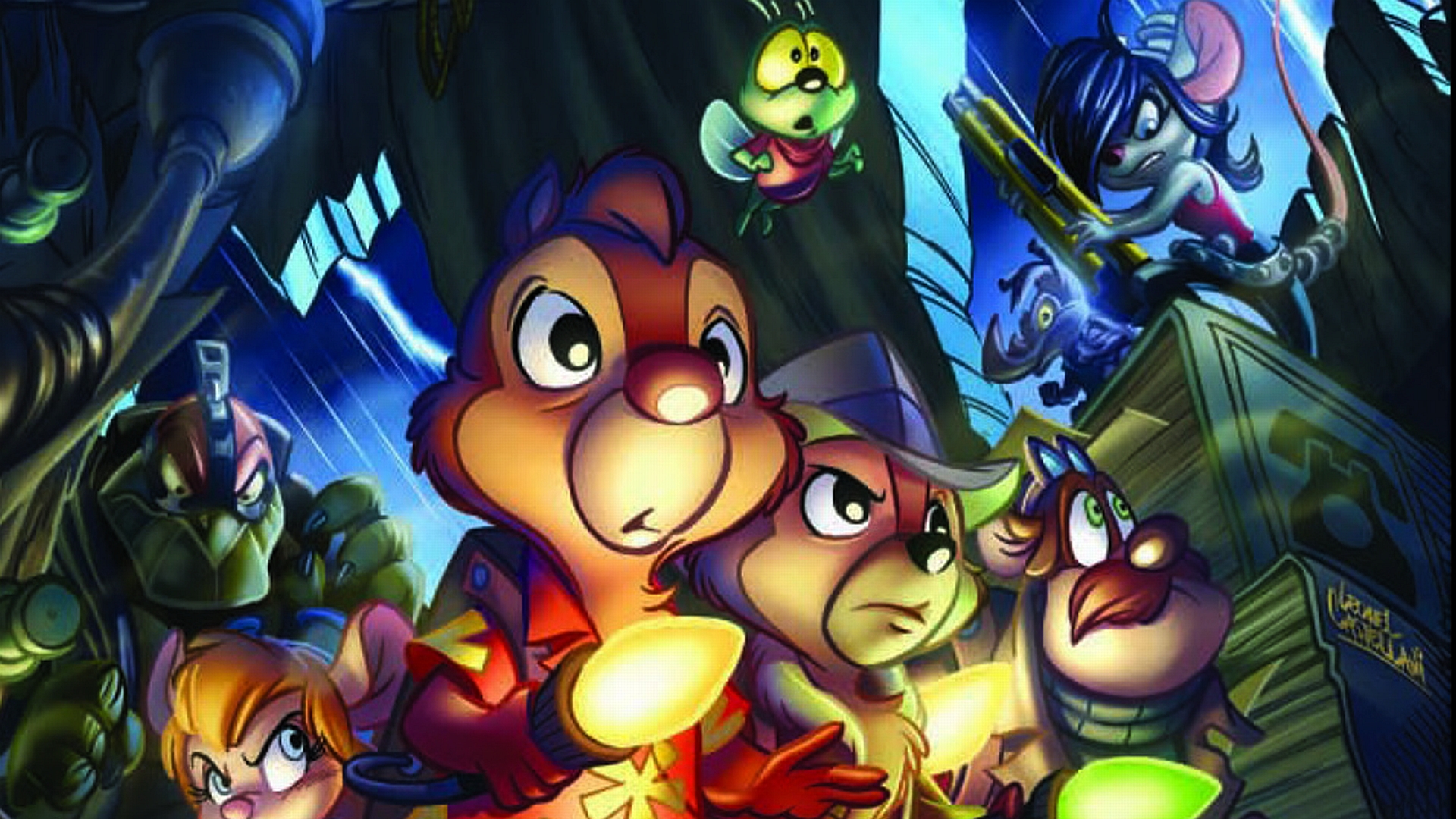 Download mobile wallpaper Rescue Rangers, Comics for free.