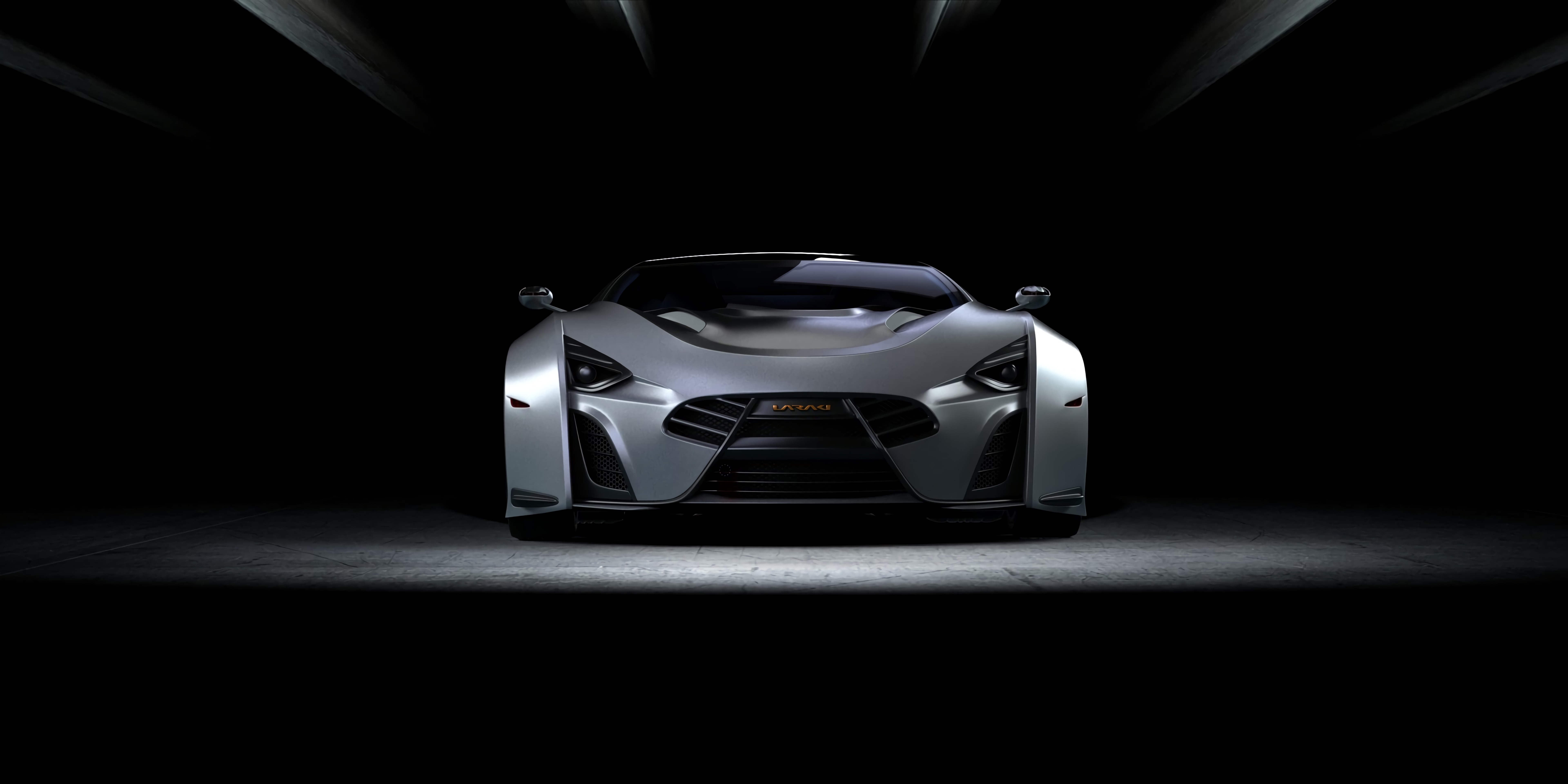 Download mobile wallpaper Machine, Grey, Car, Cars, Front View, Sports, Sports Car, Dark for free.