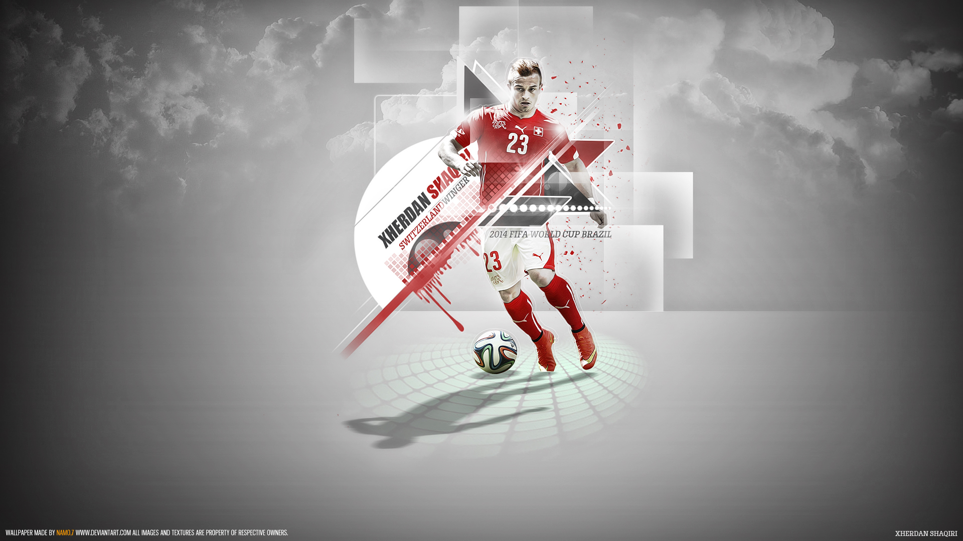 Free download wallpaper Sports, Soccer, Swiss, Xherdan Shaqiri on your PC desktop