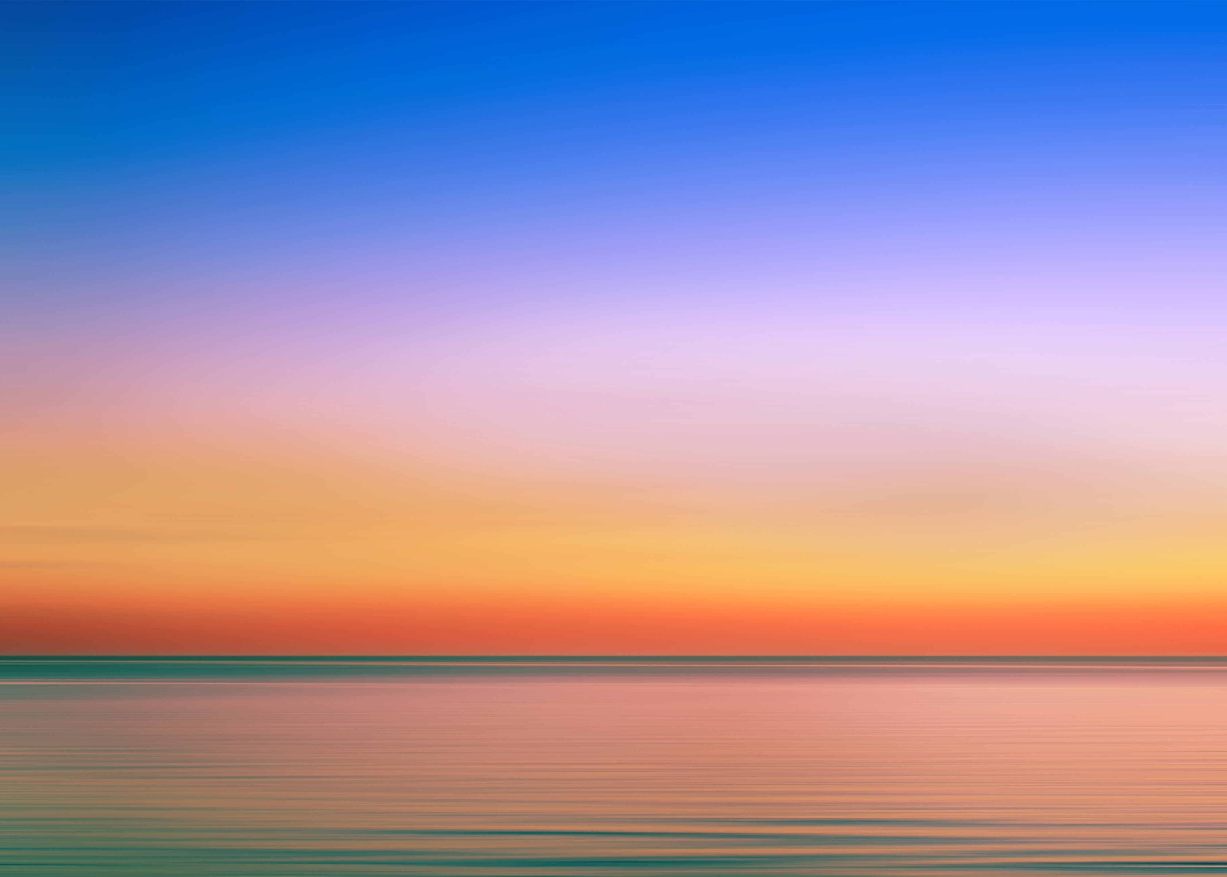 minimalism, sunset, sky, sea, horizon HD wallpaper