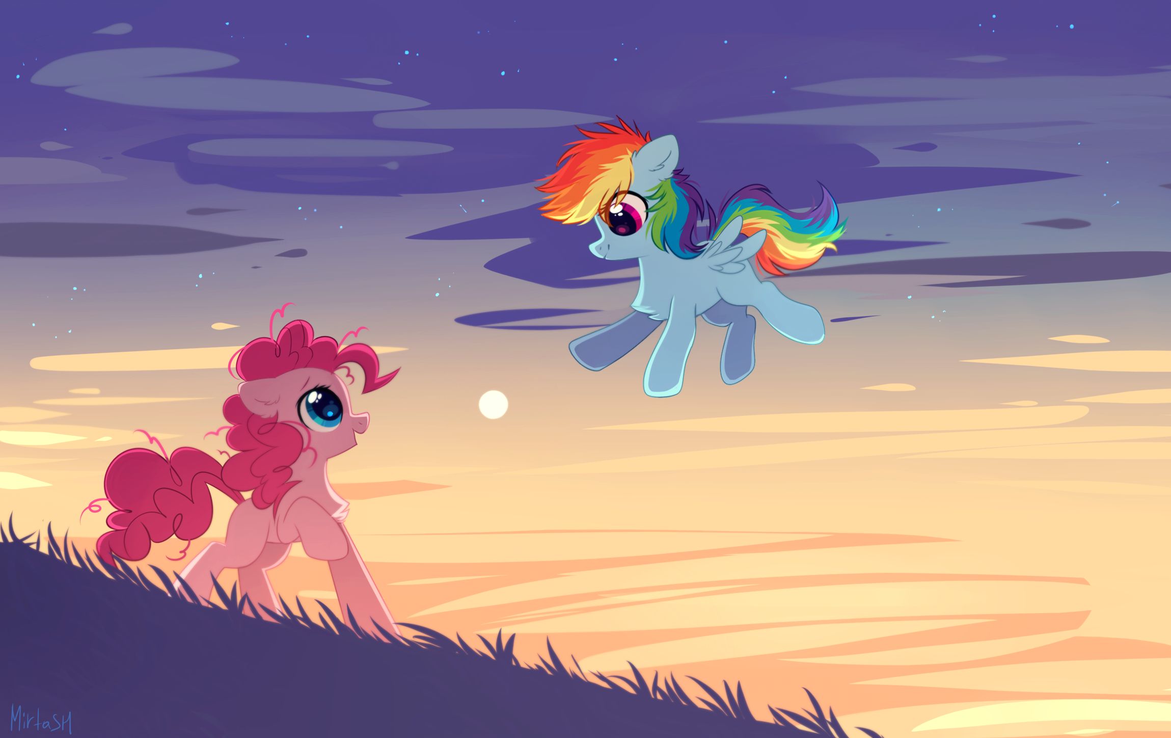 Laden Sie das Mein Kleines Pony, Pinkie Pie, Fernsehserien, My Little Pony Freundschaft Ist Magie, Rainbow Dash-Bild kostenlos auf Ihren PC-Desktop herunter