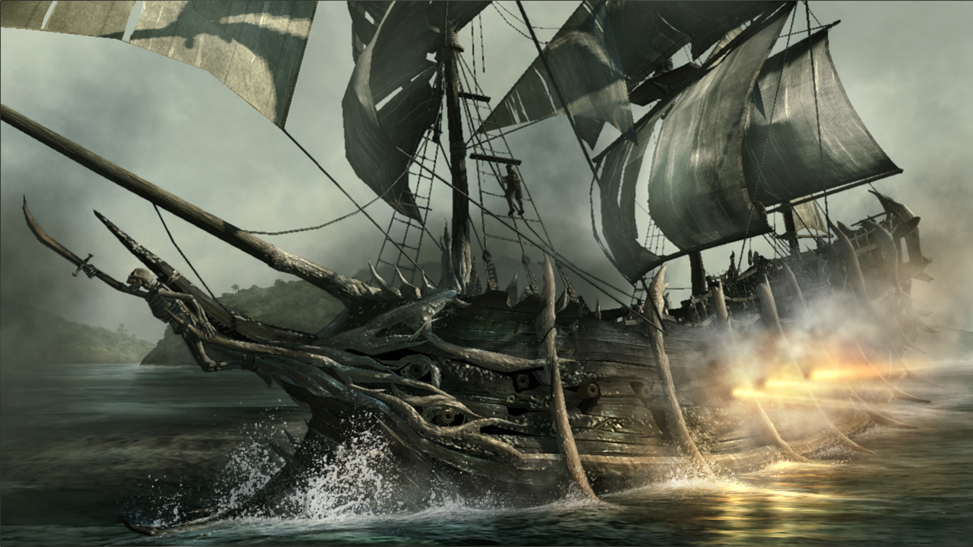 171620 descargar fondo de pantalla fantasía, pirata, gótico, barco: protectores de pantalla e imágenes gratis