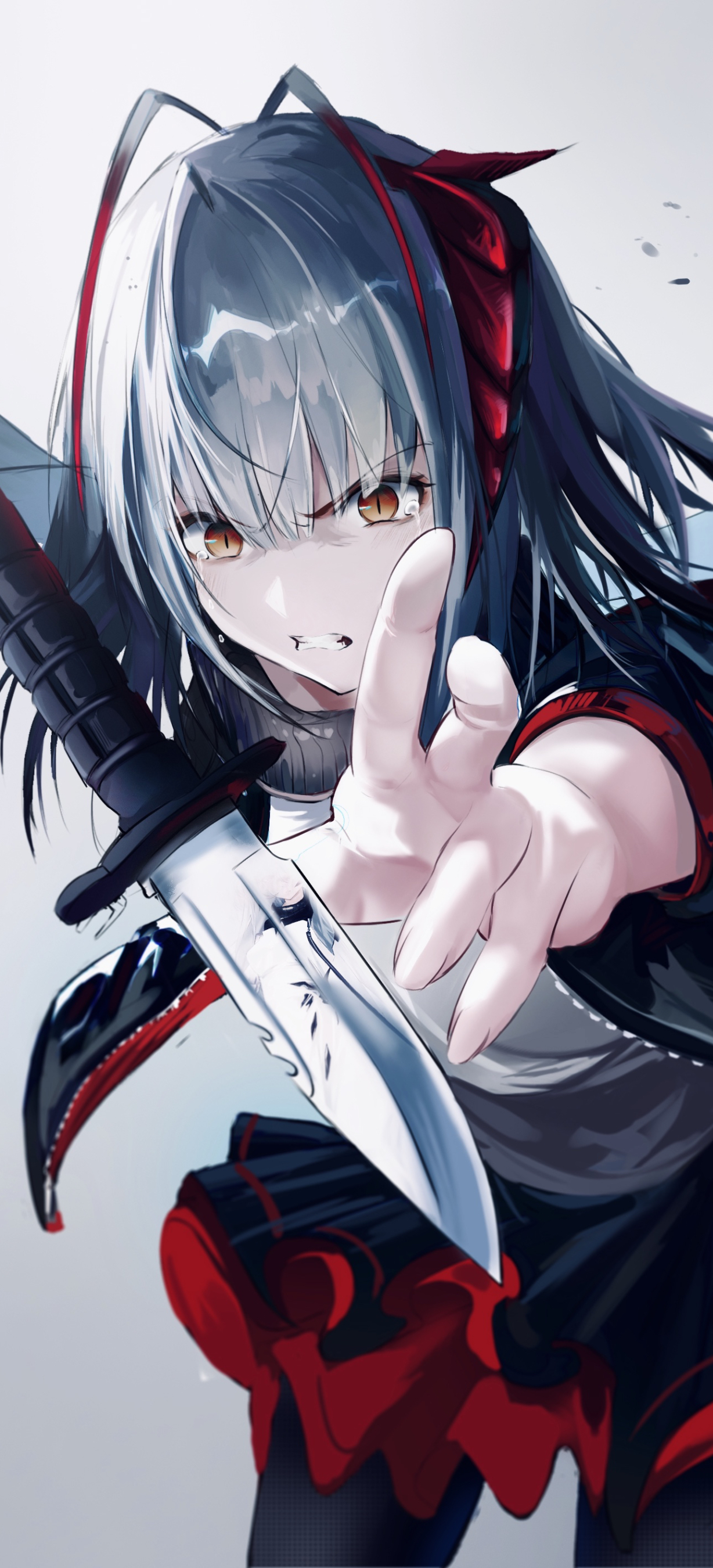 Download mobile wallpaper Knife, Video Game, Arknights, W (Arknights) for free.