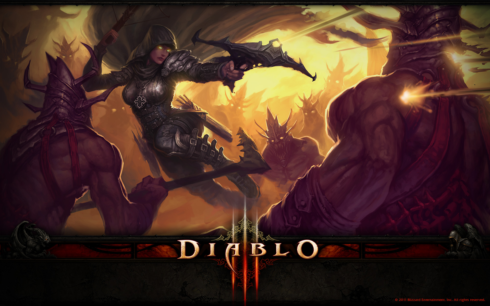 Скачати мобільні шпалери Мисливець На Демонів (Diablo Iii), Diablo Iii, Діабло, Відеогра безкоштовно.