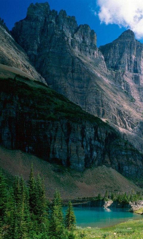 Download mobile wallpaper Mountains, Canyon, Mountain, Lake, Earth for free.