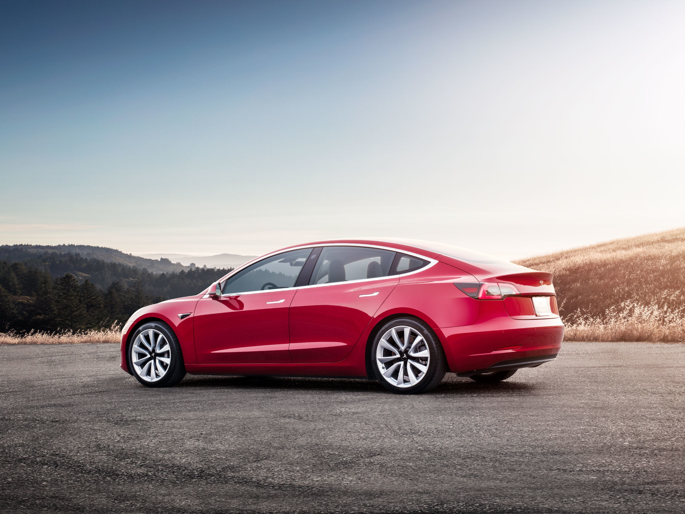 Handy-Wallpaper Autos, Fahrzeuge, Tesla Motors, Tesla Modell 3 kostenlos herunterladen.