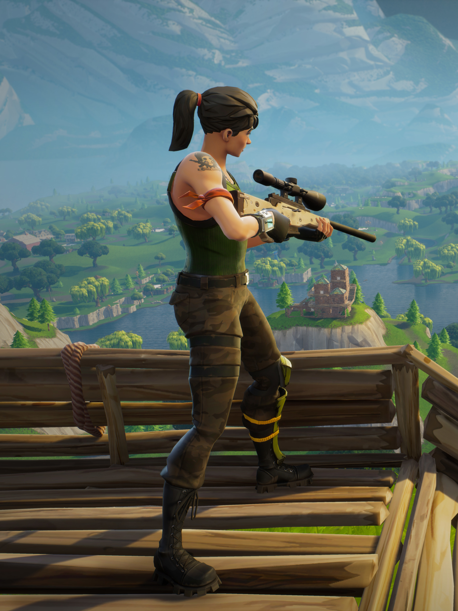 Download mobile wallpaper Video Game, Fortnite for free.