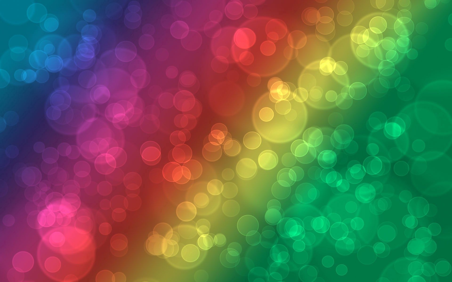 Wallpaper Full HD abstract, background, glare, circles, multicolored, motley