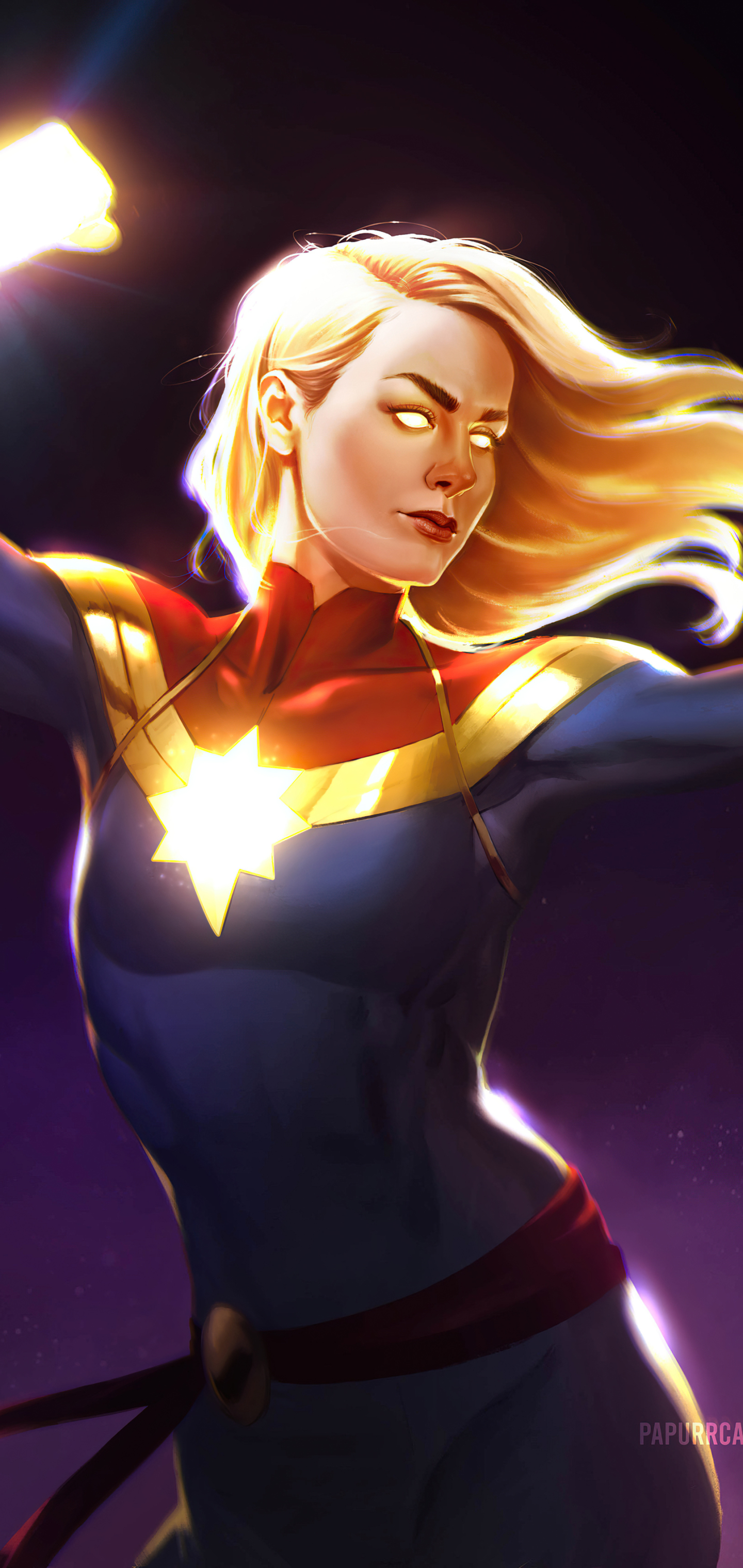 Descarga gratuita de fondo de pantalla para móvil de Historietas, Superhéroe, Capitana Marvel, Carol Danvers.