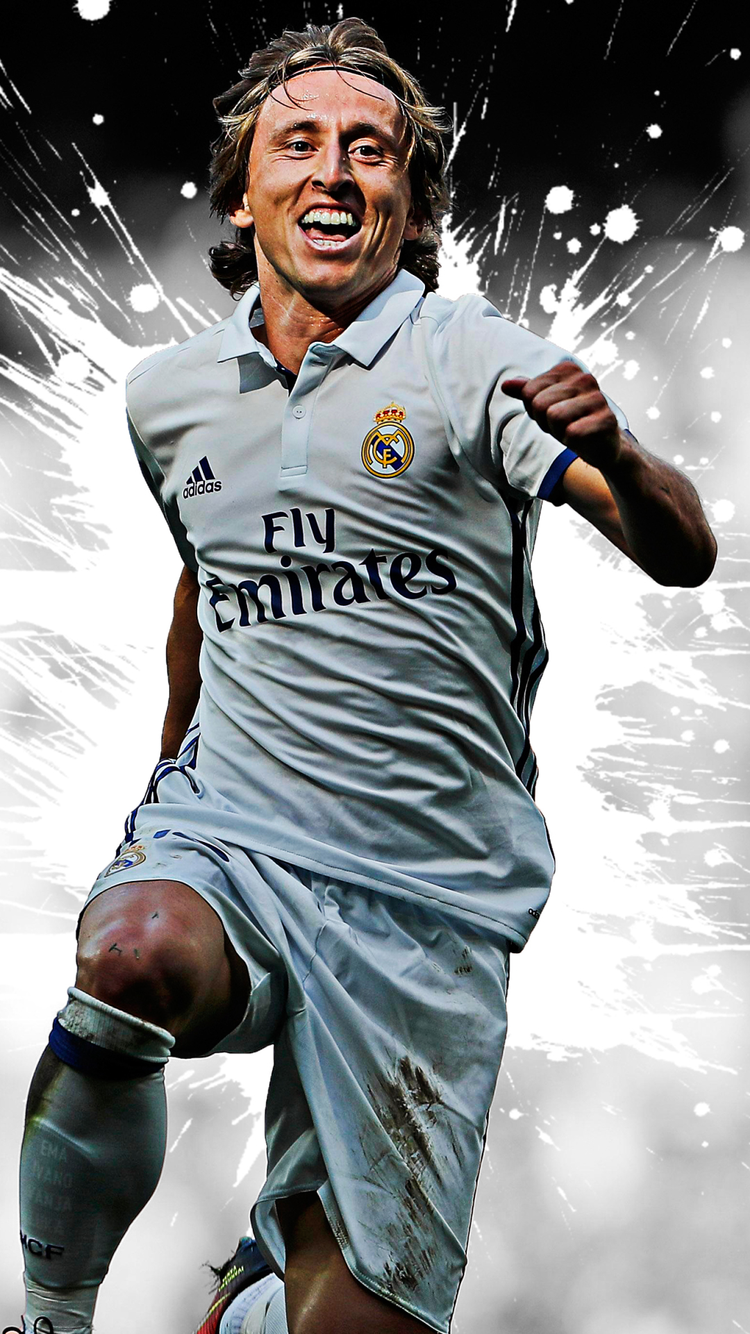 Téléchargez des papiers peints mobile Des Sports, Football, Real Madrid Cf, Croate, Luka Modric gratuitement.
