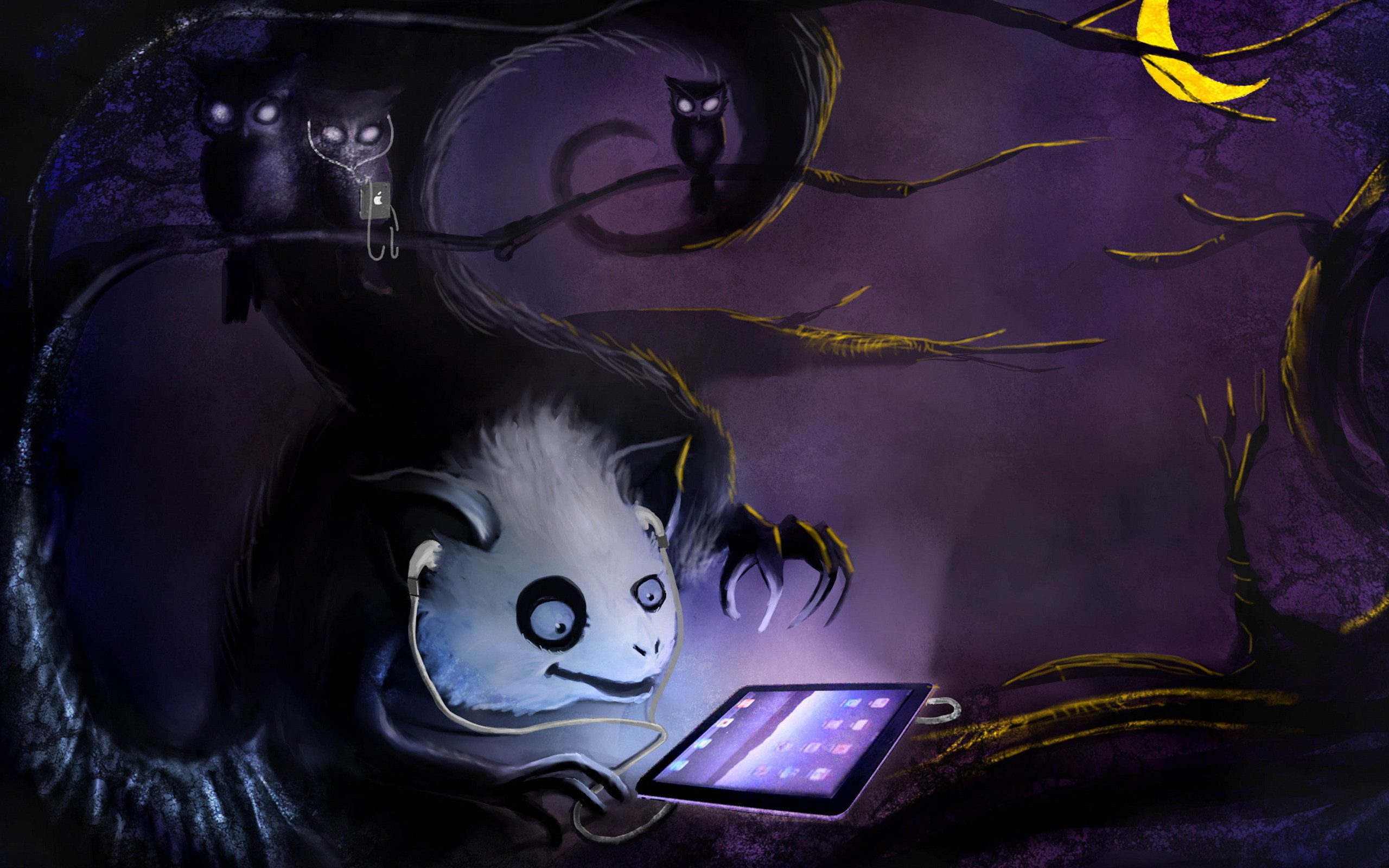Free download wallpaper Fantasy, Halloween, Dark, Cat, Creature, Bat, Spooky on your PC desktop