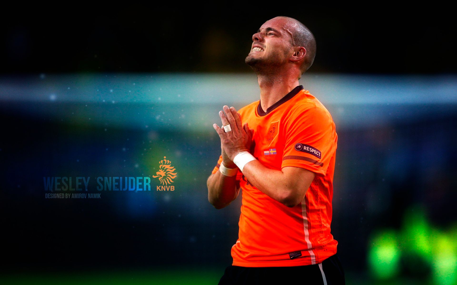Handy-Wallpaper Sport, Fußball, Niederländische Fußballnationalmannschaft, Wesley Sneijder kostenlos herunterladen.