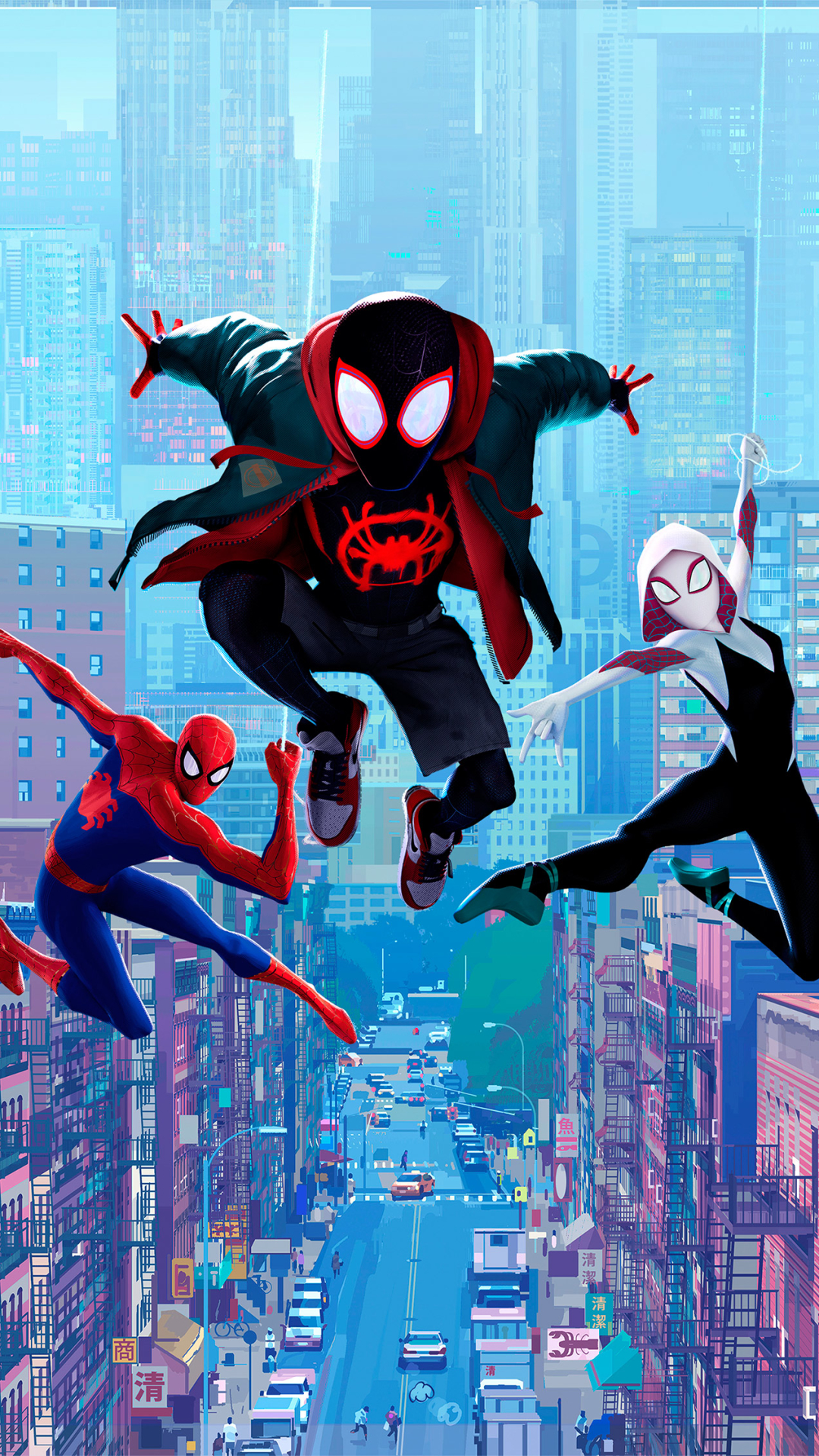 Скачати мобільні шпалери Людина Павук, Фільм, Spider Man: Into The Spider Verse безкоштовно.