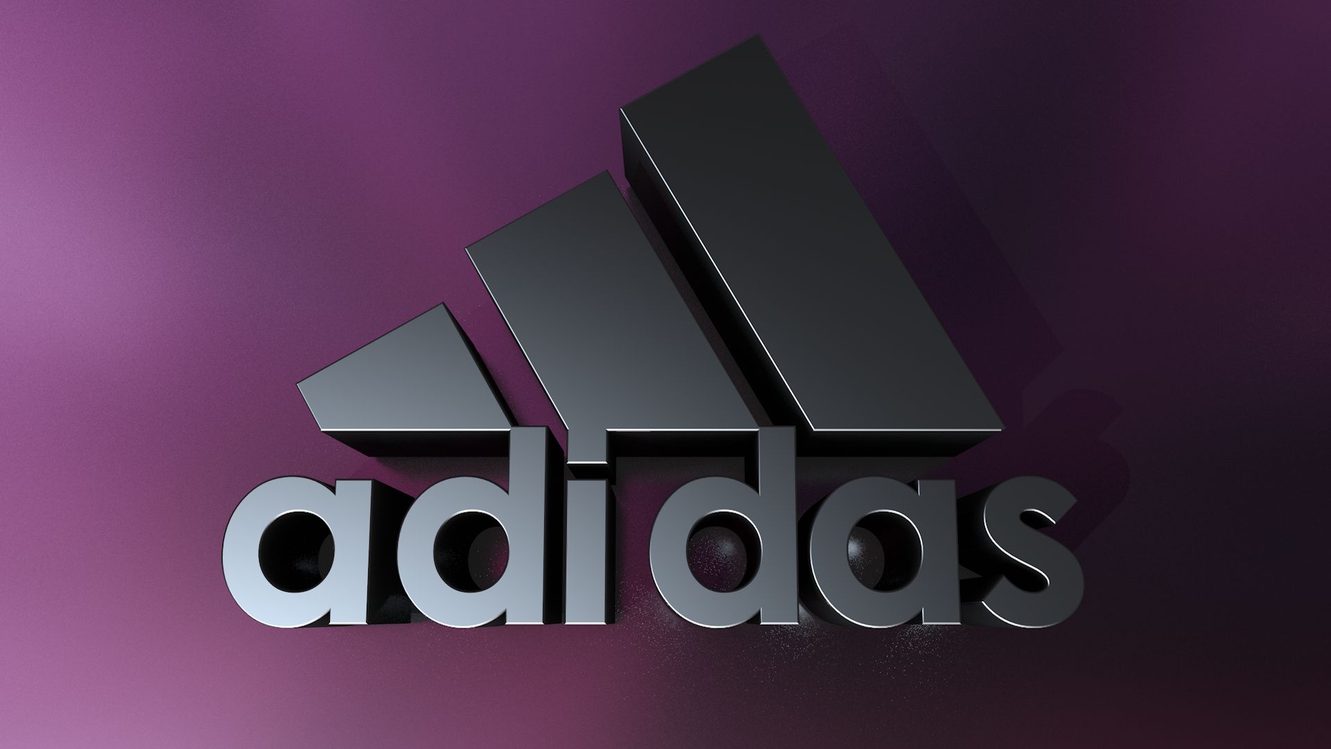 Laden Sie das Adidas, 3D, Logo, Produkte, Cgi-Bild kostenlos auf Ihren PC-Desktop herunter