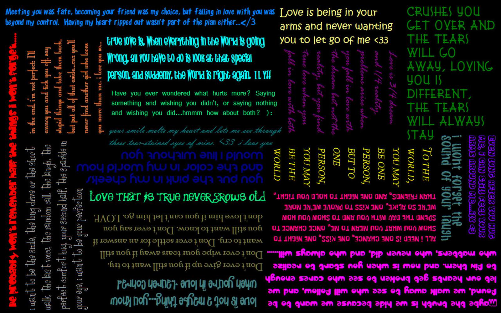 Download mobile wallpaper Love, Colors, Colorful, Word, Artistic, Quote for free.