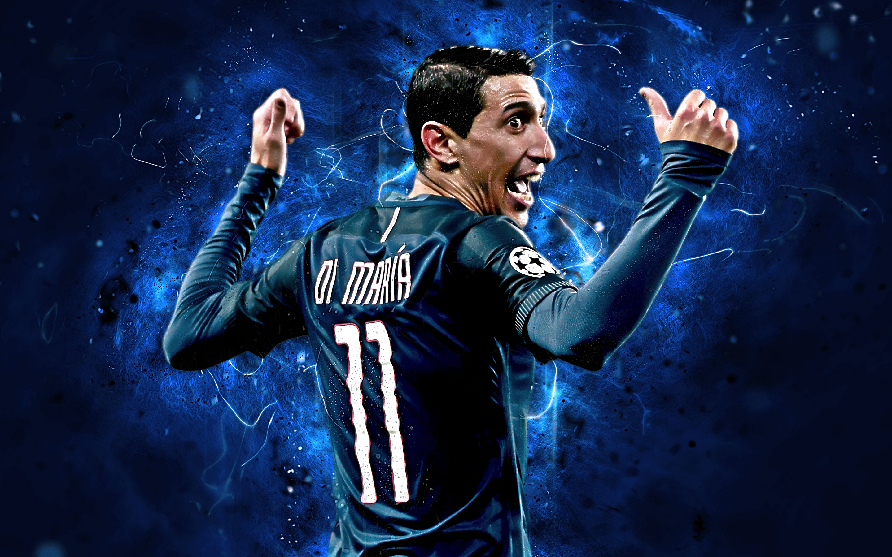 Download mobile wallpaper Sports, Soccer, Argentinian, Paris Saint Germain F C, Ángel Di María for free.