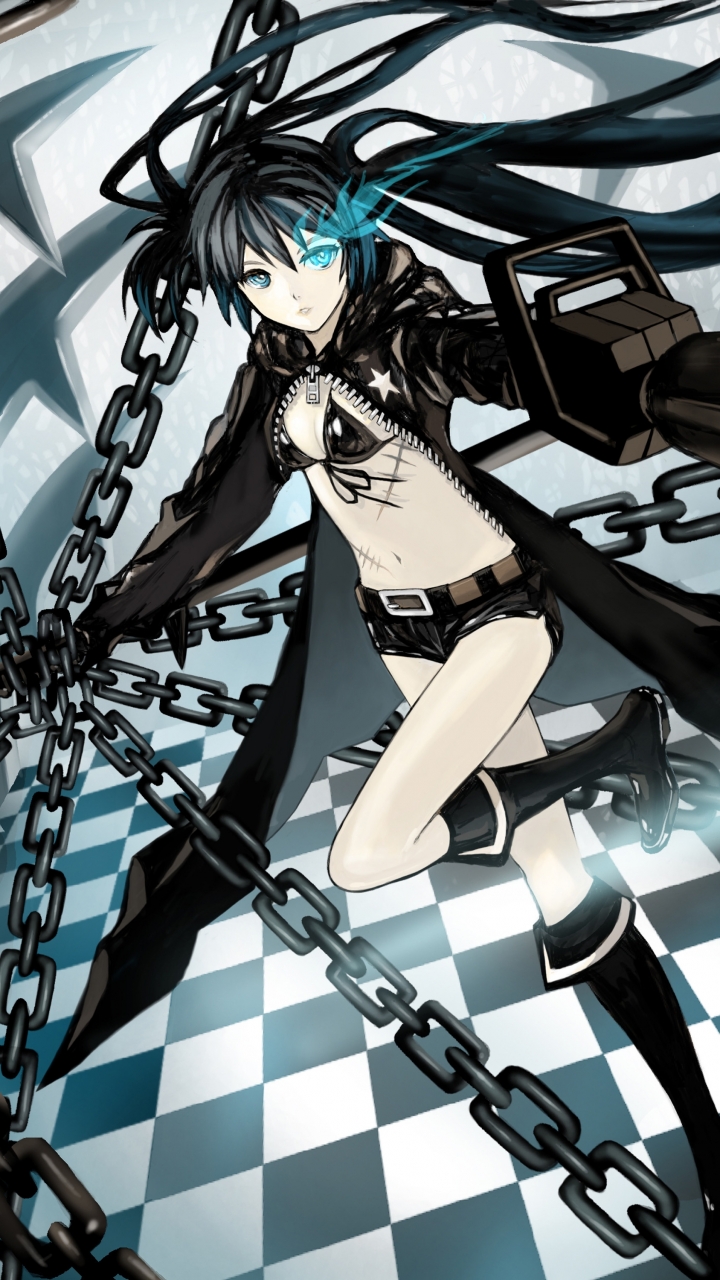 Download mobile wallpaper Anime, Black Rock Shooter for free.