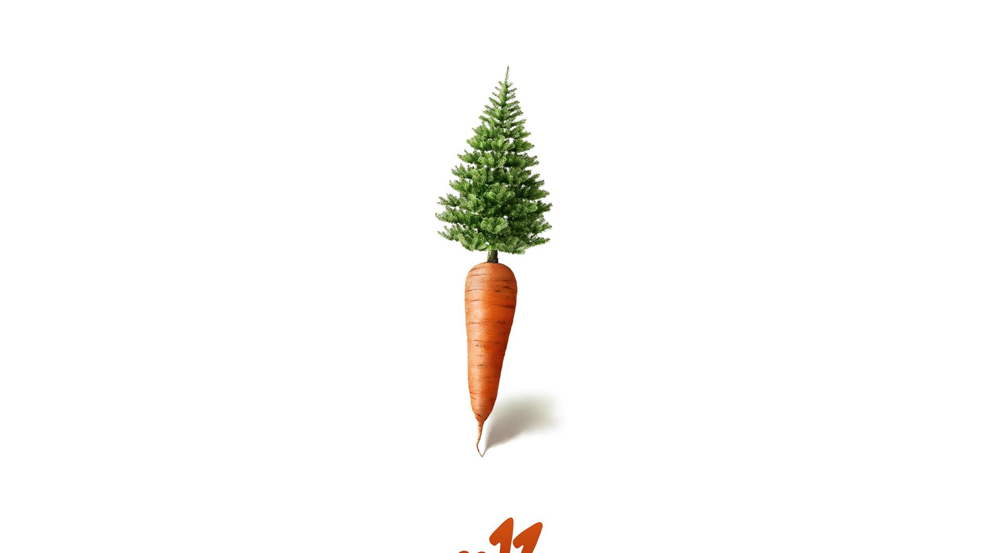 Download mobile wallpaper Grass, Carrot, Picture, Drawing, Minimalism for free.