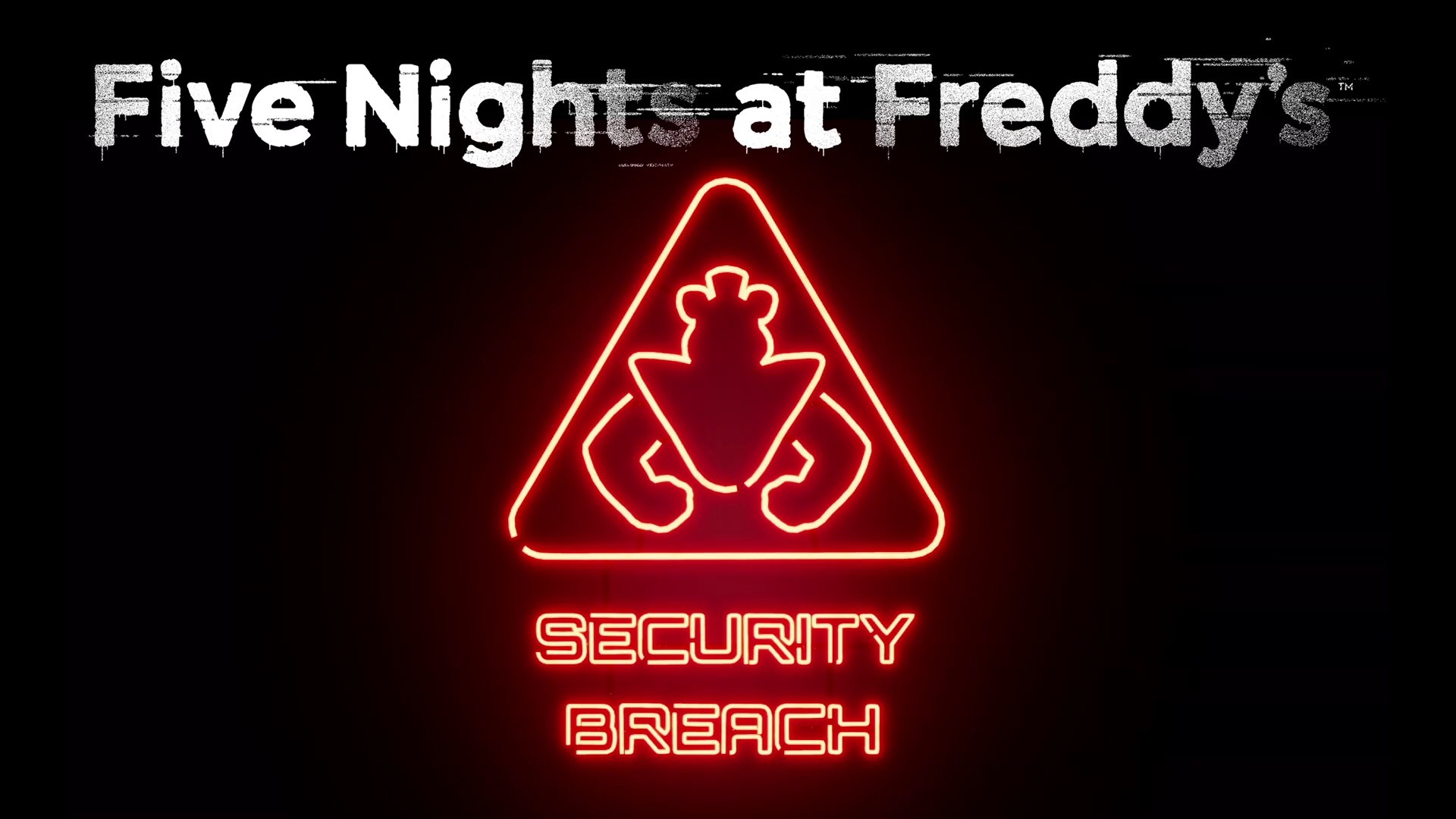 five nights at freddy's: security breach, video game, logo, five nights at freddy's