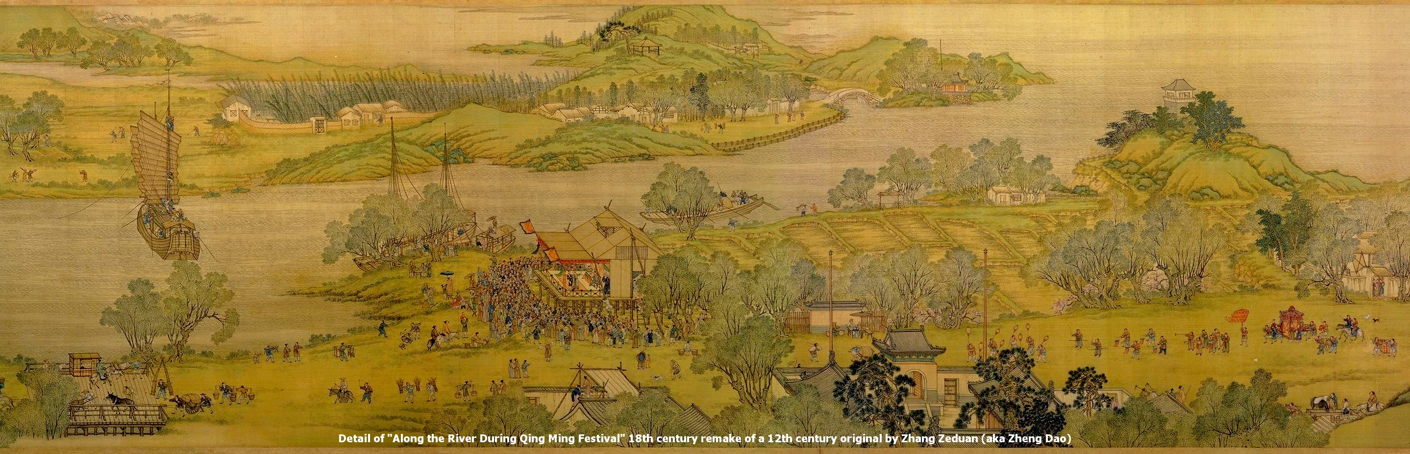 161651 descargar fondo de pantalla artístico, otro, república popular china, chino, paisaje, zhang zeduán: protectores de pantalla e imágenes gratis