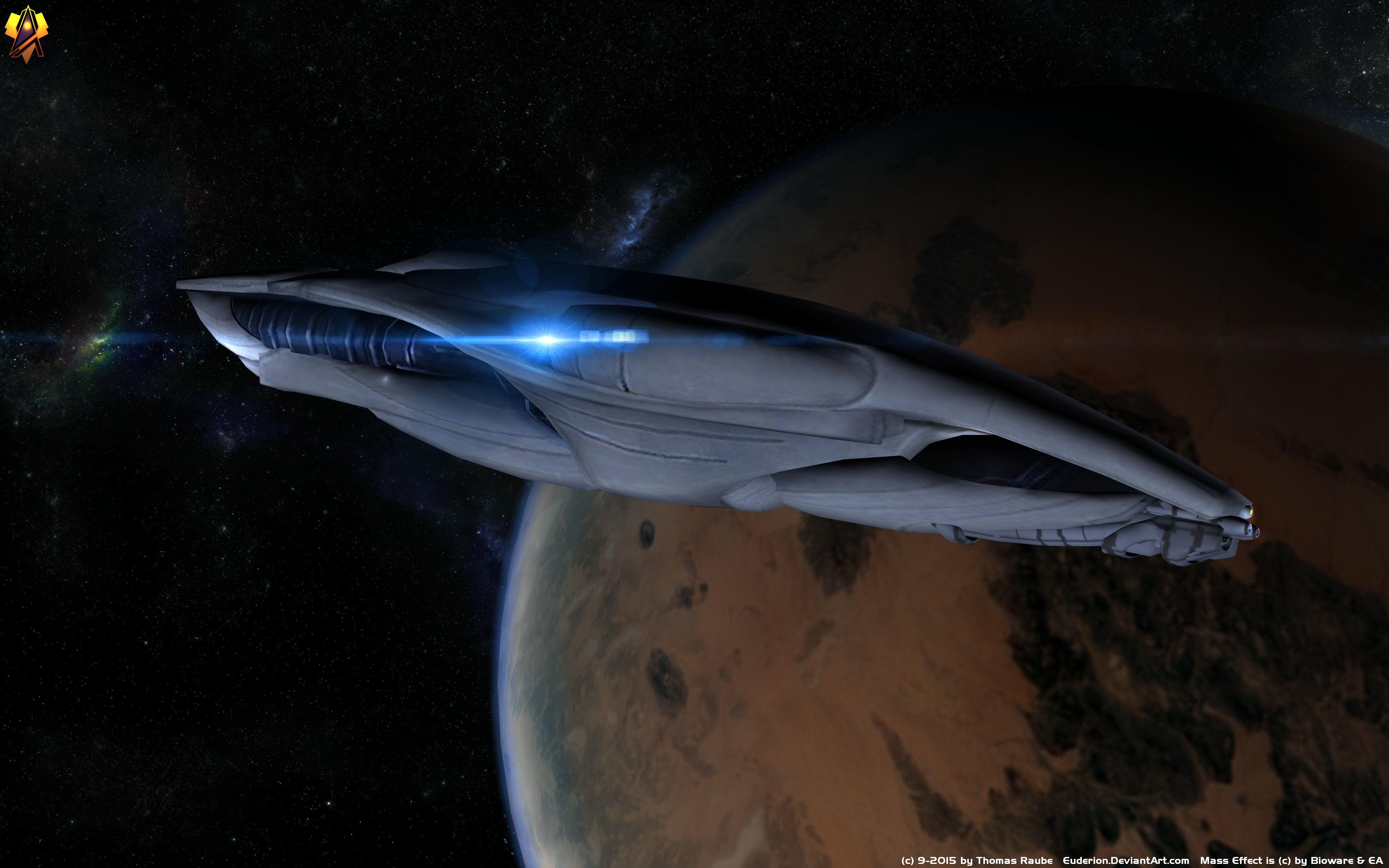 Популярные заставки и фоны Саларианец (Mass Effect) на компьютер
