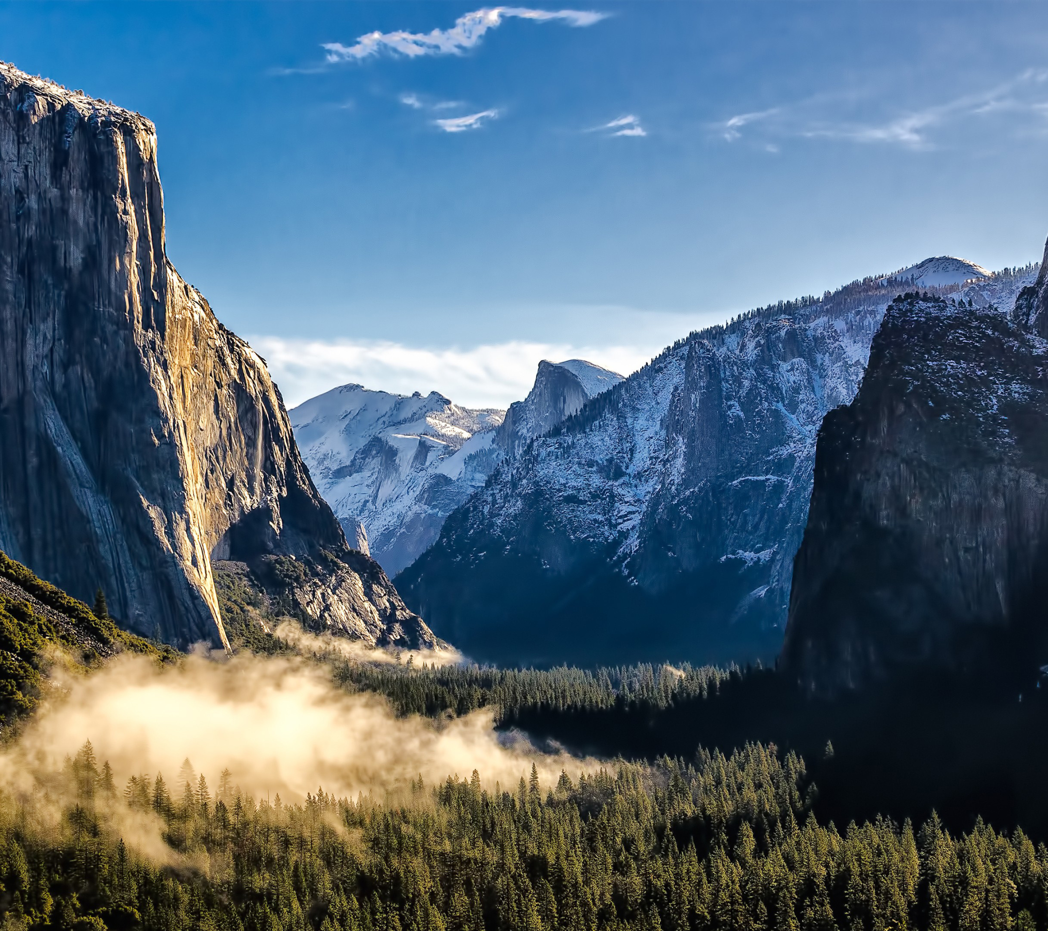 Descarga gratuita de fondo de pantalla para móvil de Invierno, Parque Nacional, Parque Nacional De Yosemite, Tierra/naturaleza.