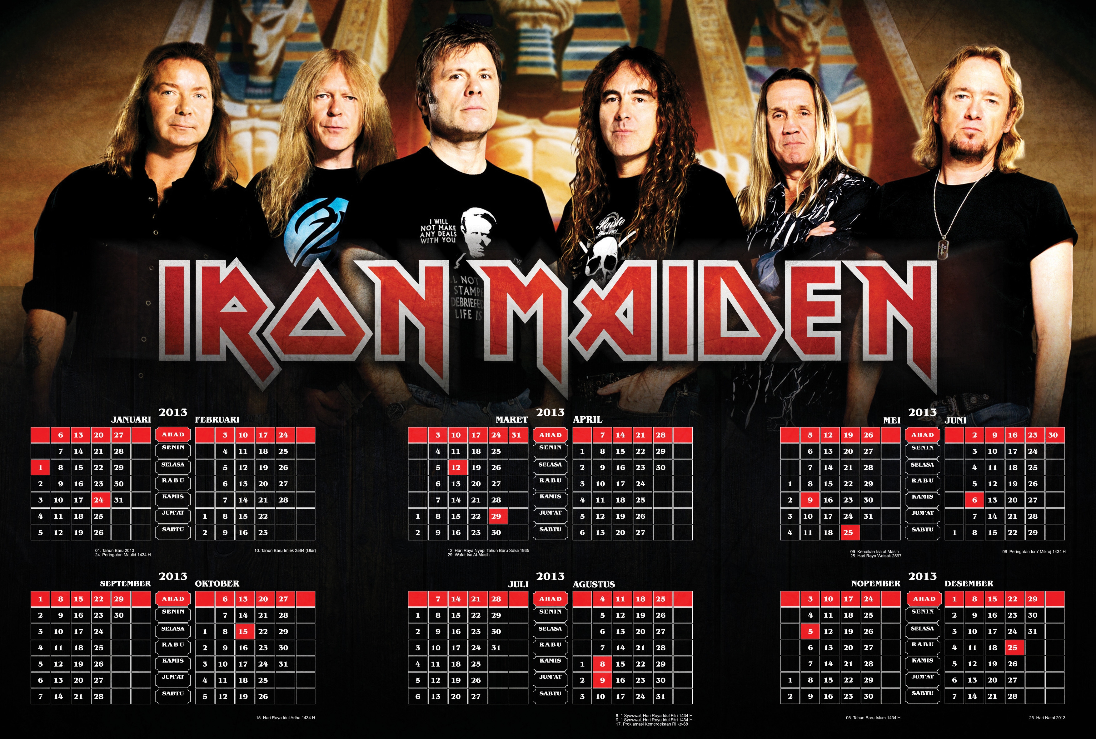 Download mobile wallpaper Iron Maiden, Music for free.