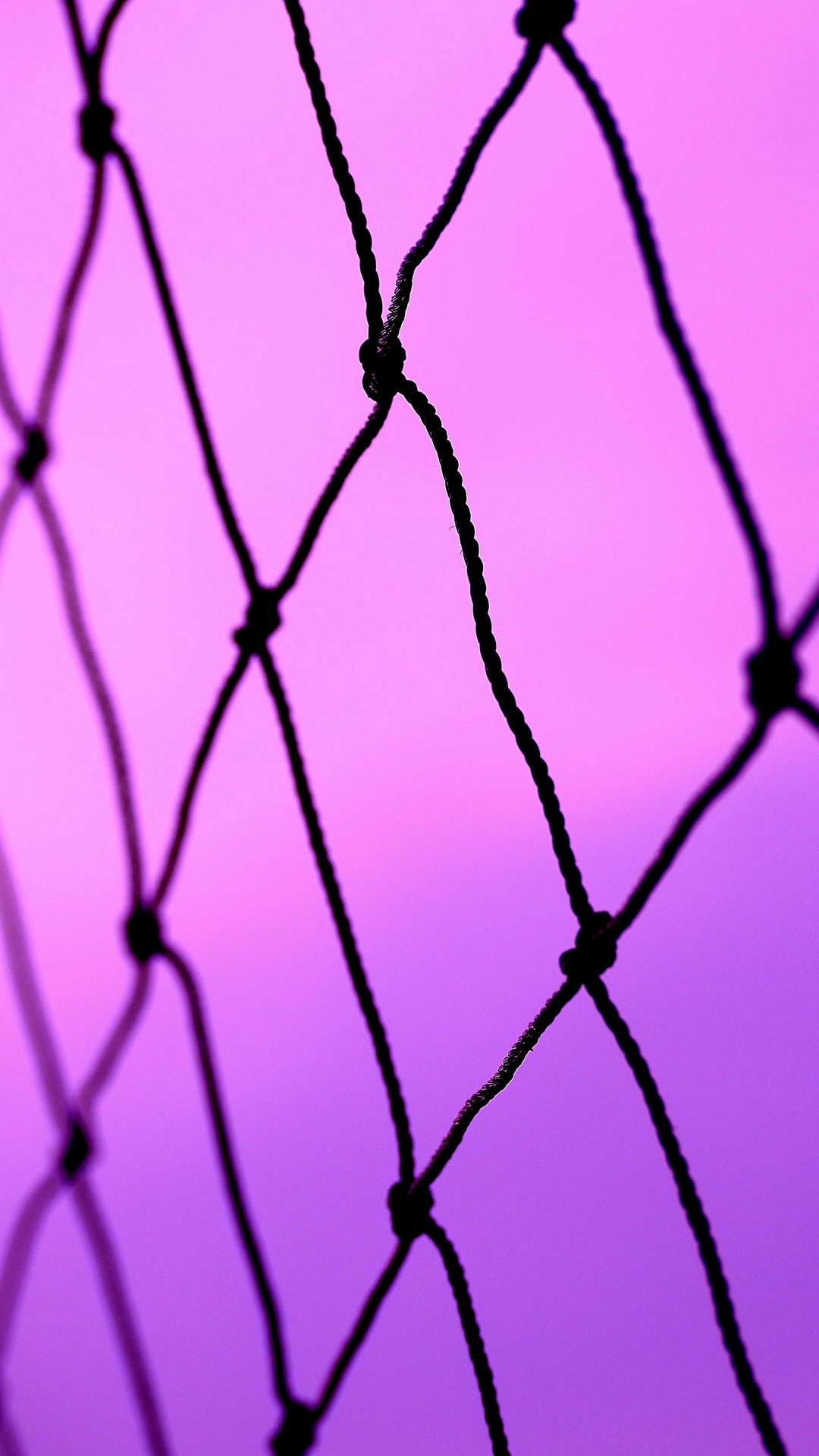 Download mobile wallpaper Fence, Purple, Man Made for free.